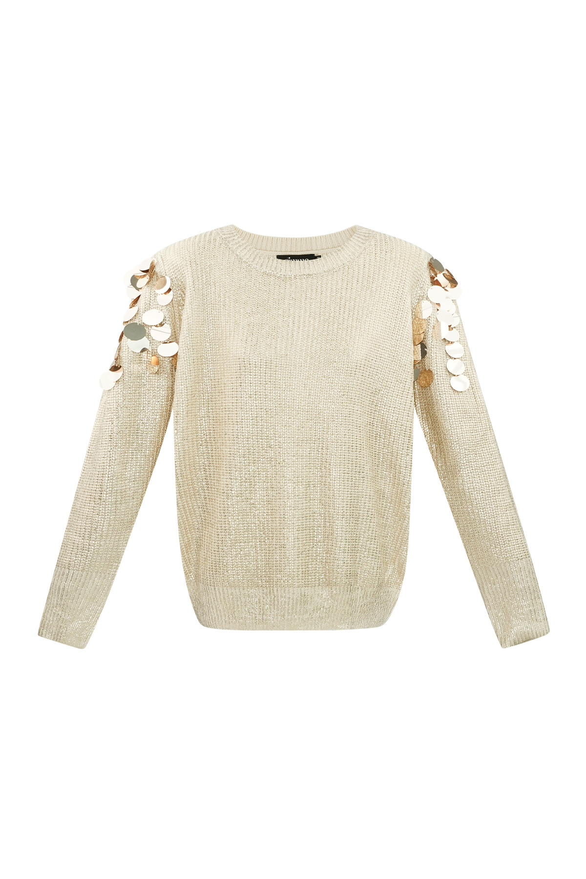 Sequin Sparkle sweater - gold h5 