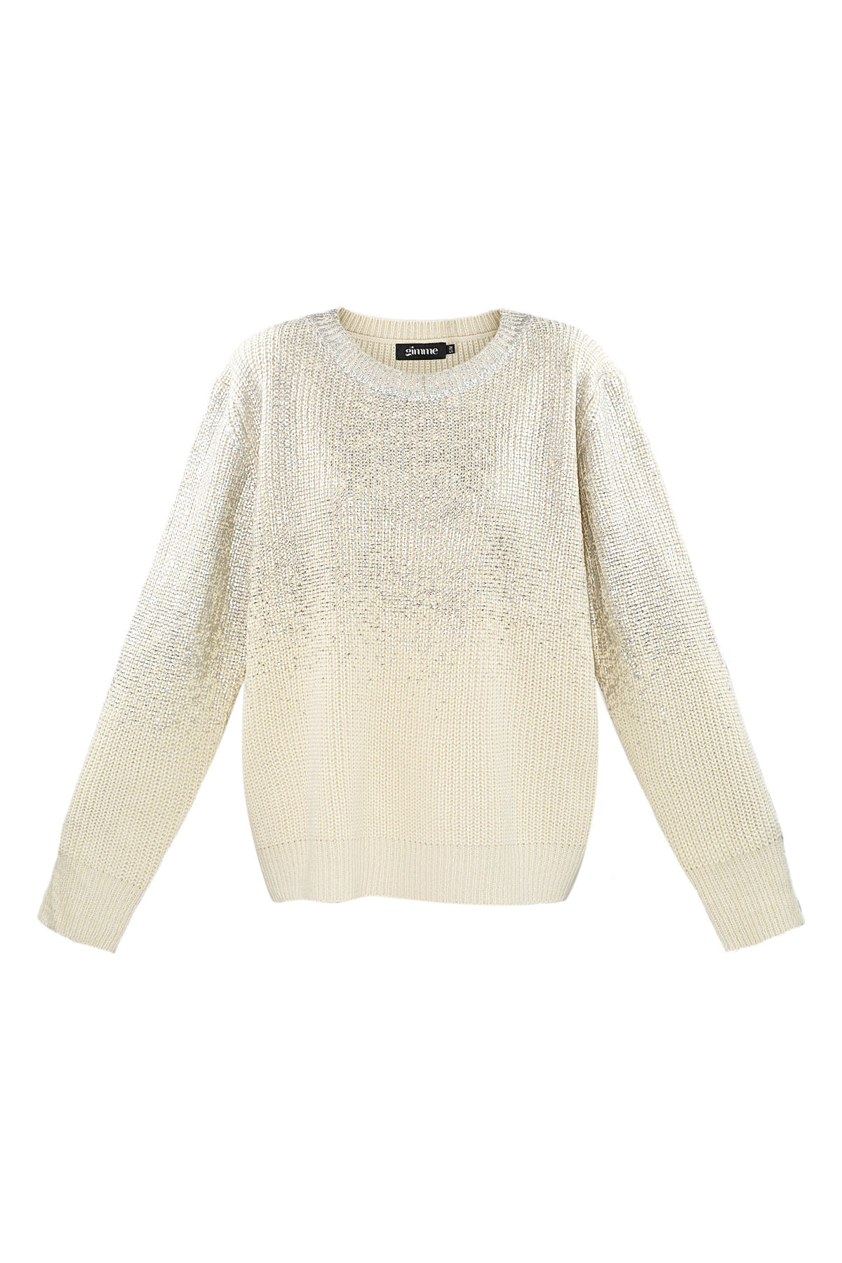 Glitz and Glow sweater - silver h5 