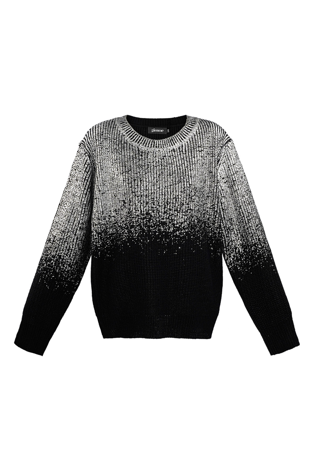 Glitz and Glow sweater - black & Silver color 2