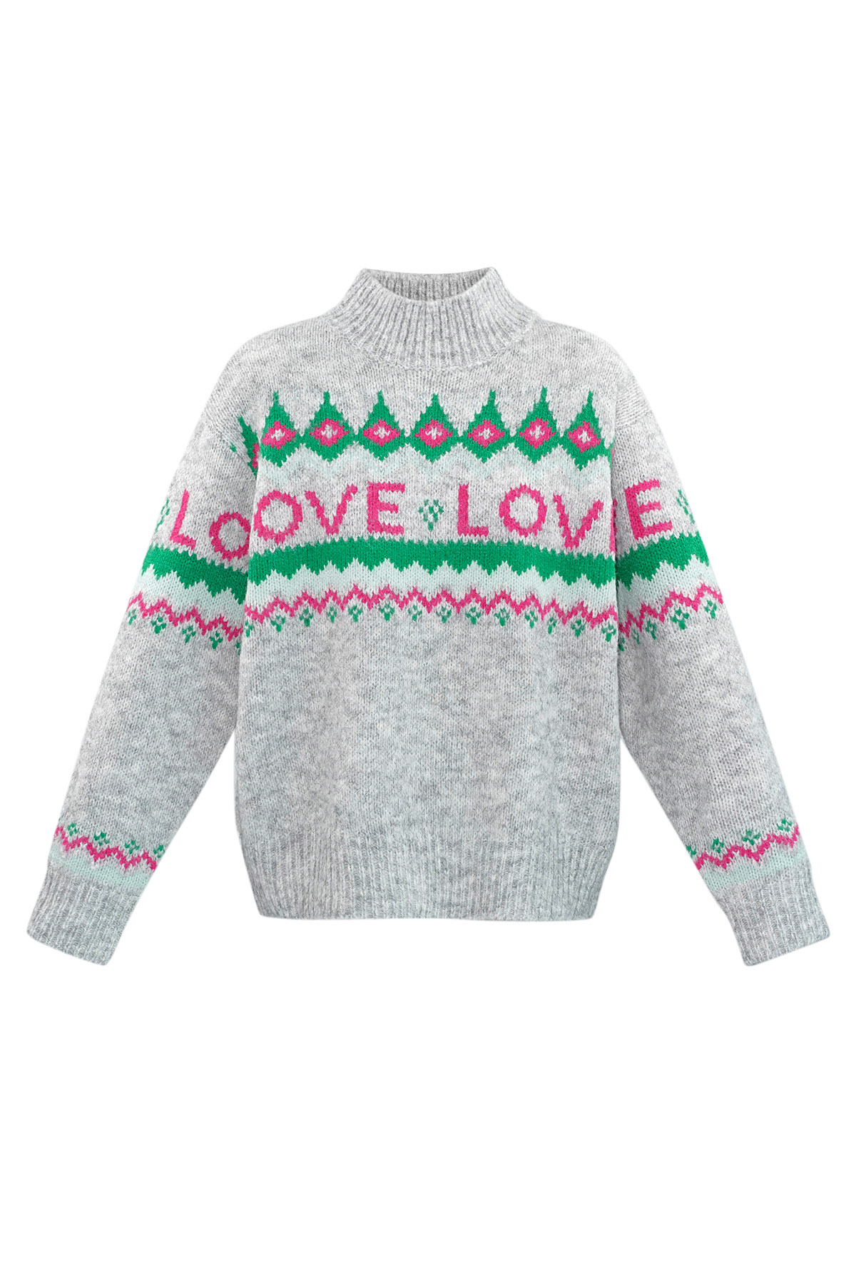 Love Sweater Weather sweater - grey h5 