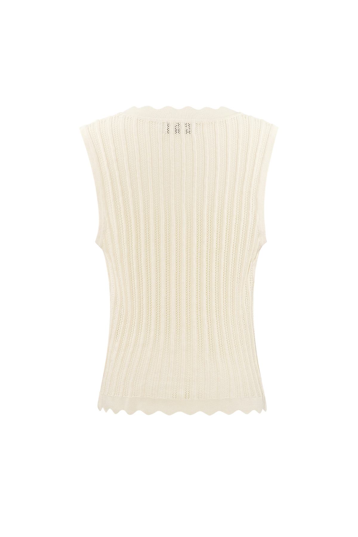 Gehaakte top met strikjes - beige h5 Afbeelding11