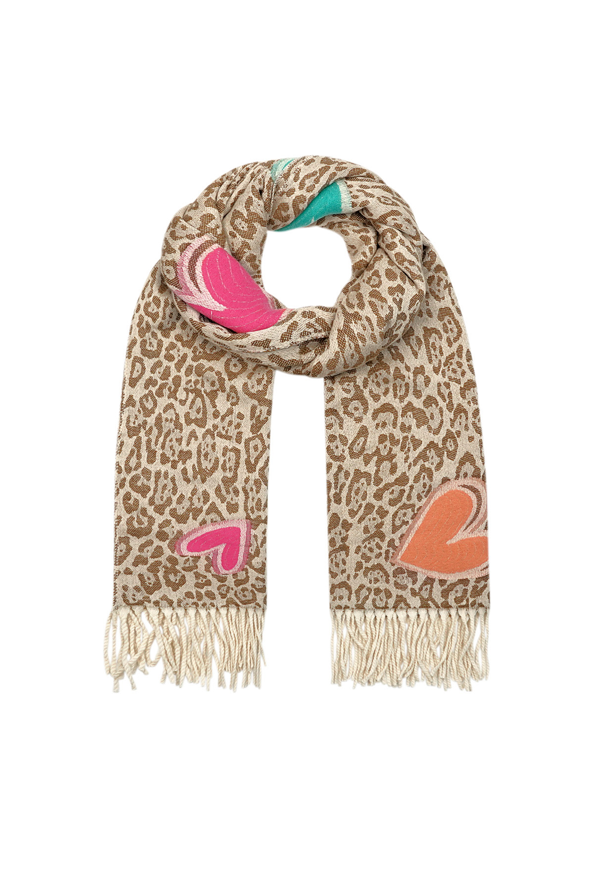 Wintersjaal frosty flirt - beige h5 