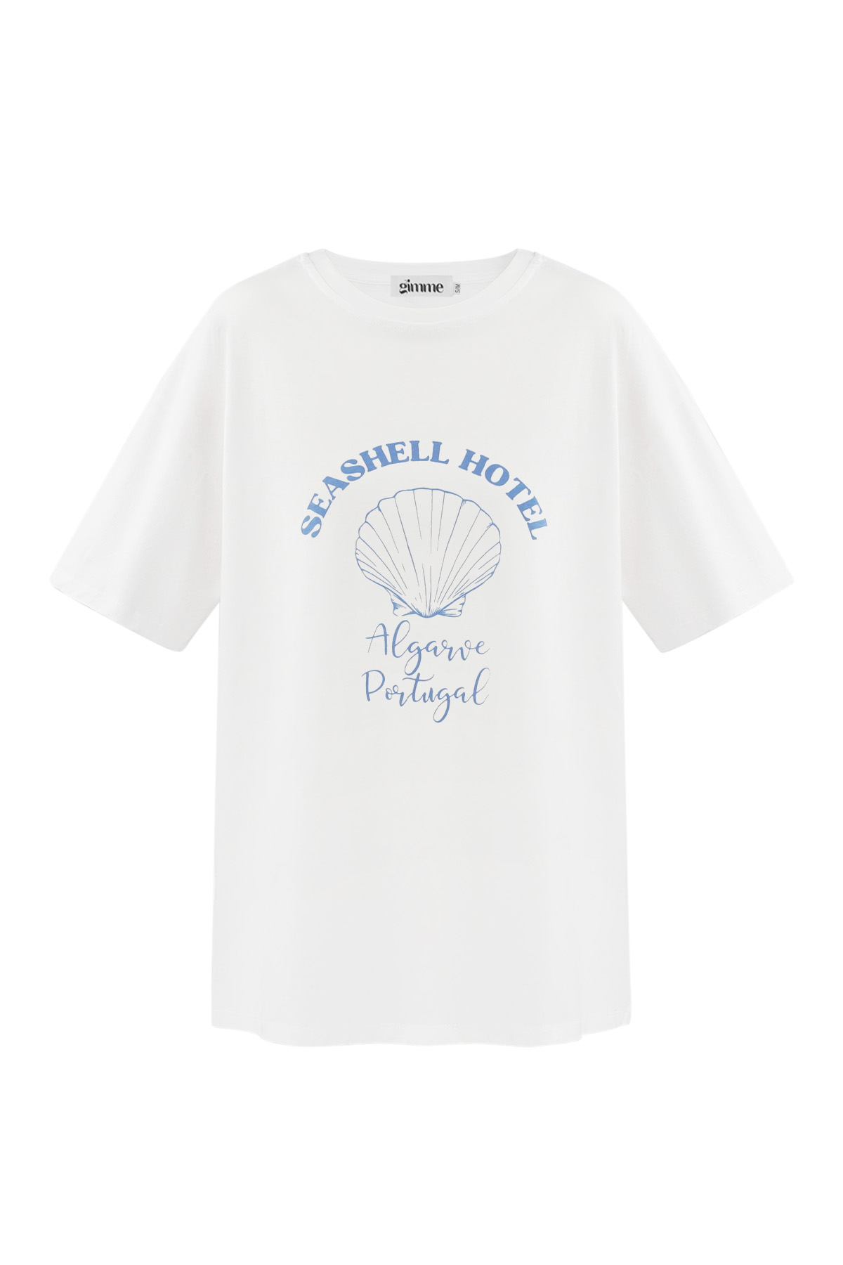 Seashell Hotel shirt - wit h5 