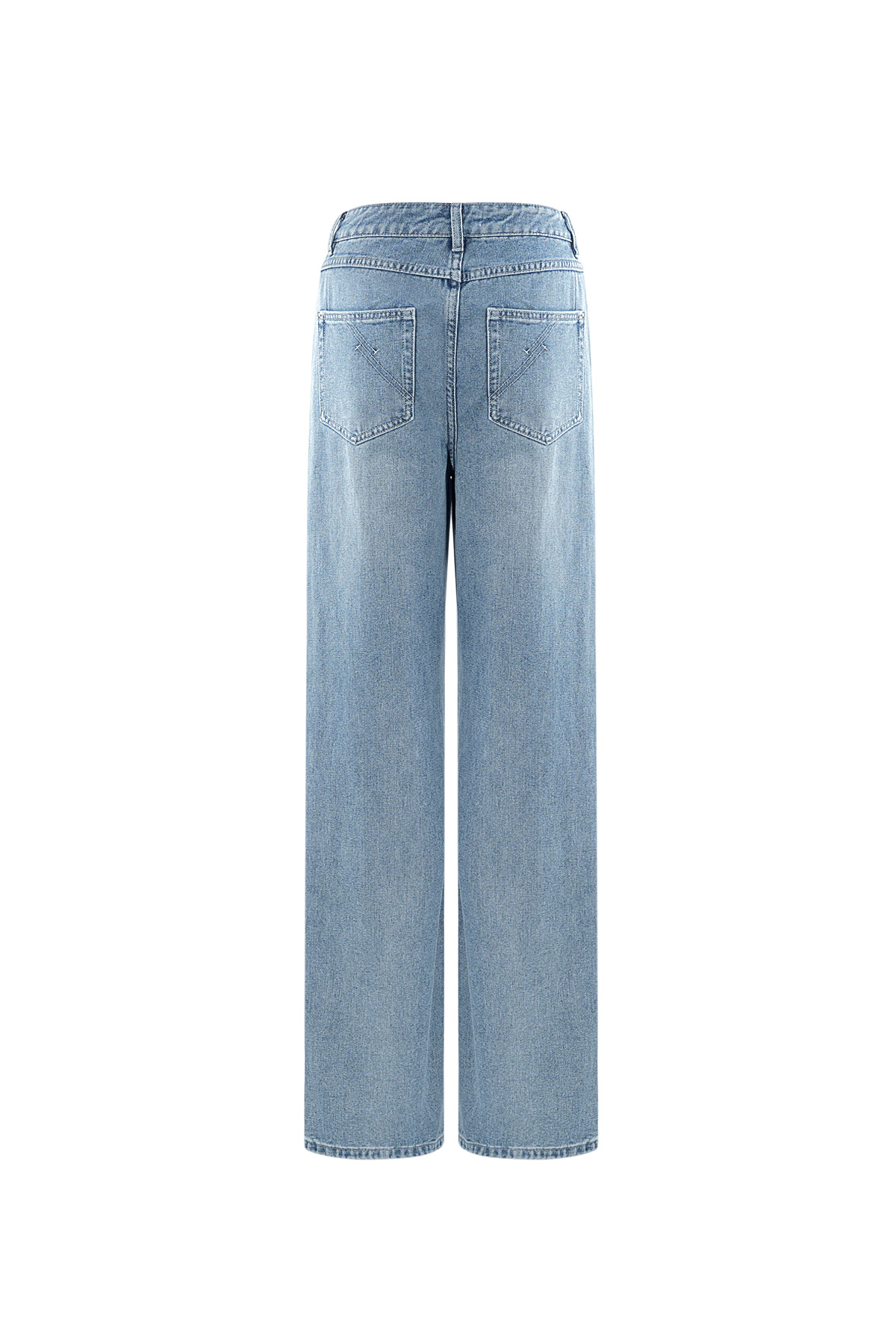 Affaire jean flare en denim - bleu clair h5 Image5