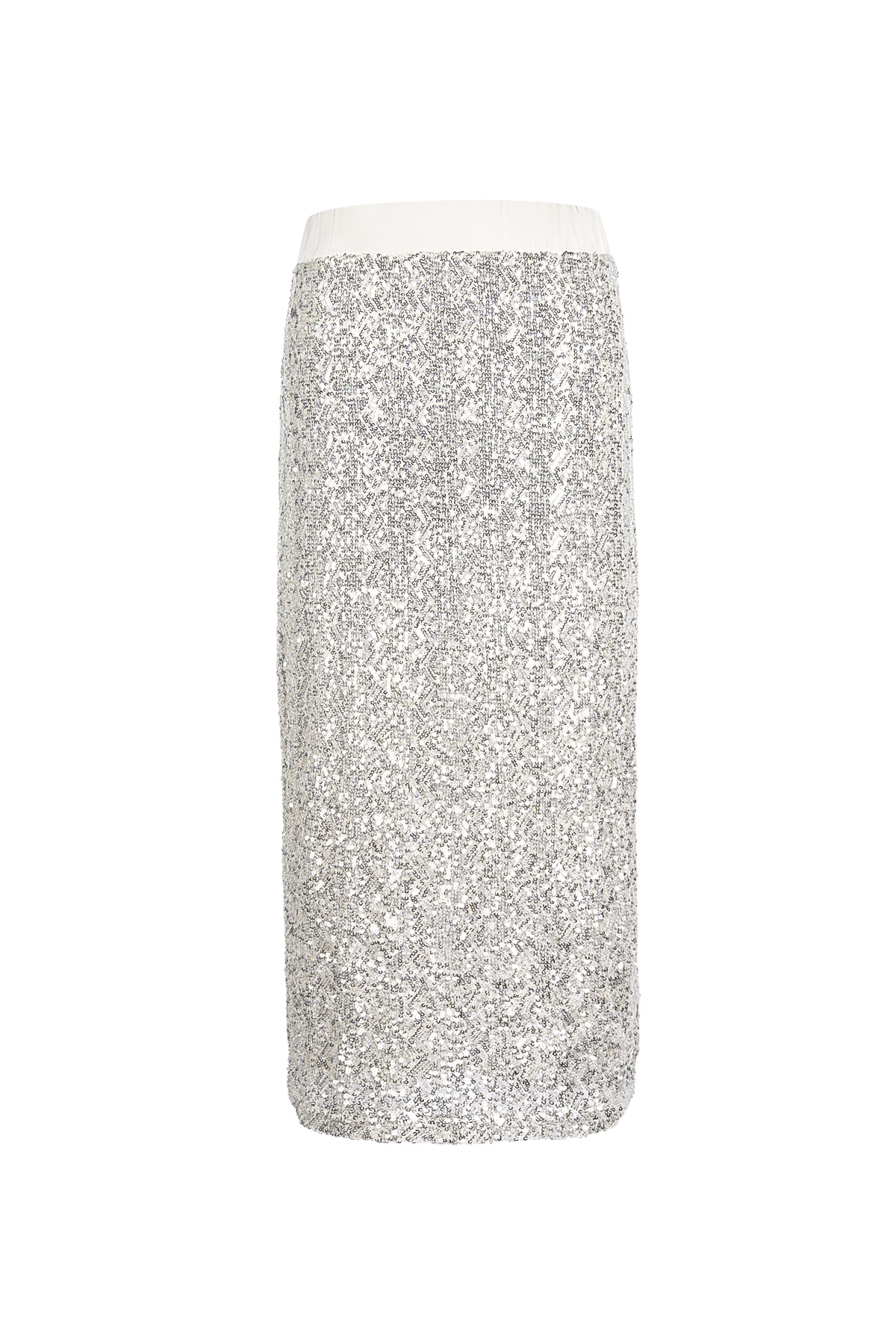 Glitter skirt - silver h5 