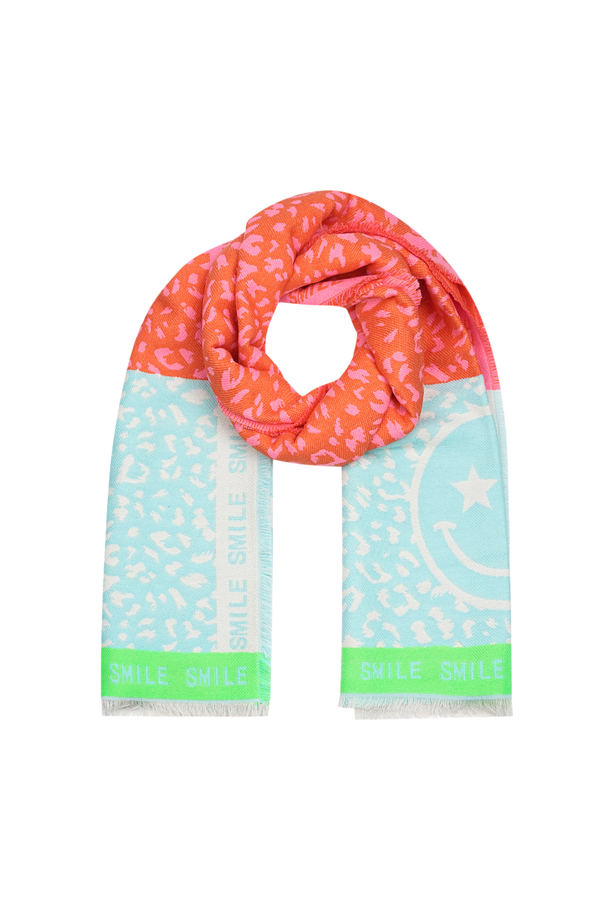 Foulard sourire coloré - multi h5 