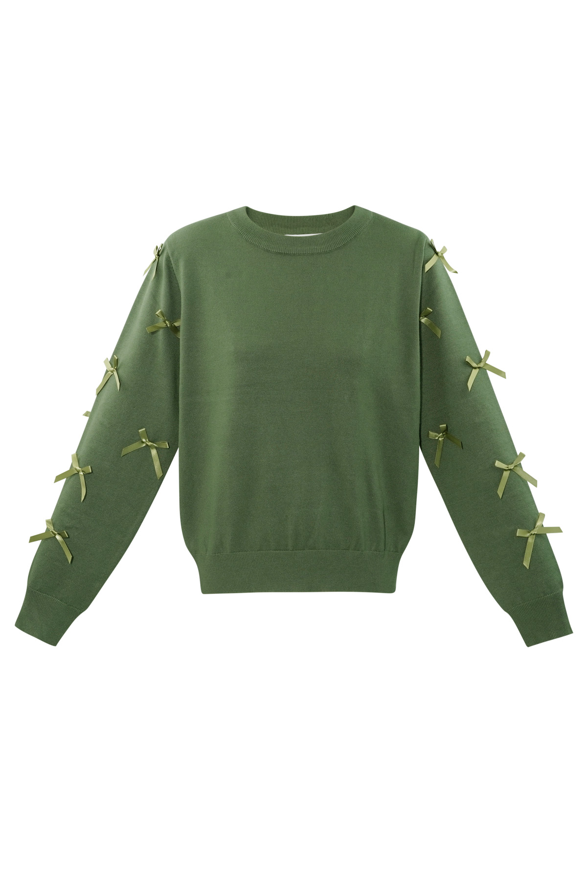 Bow Whisper sweater - green h5 