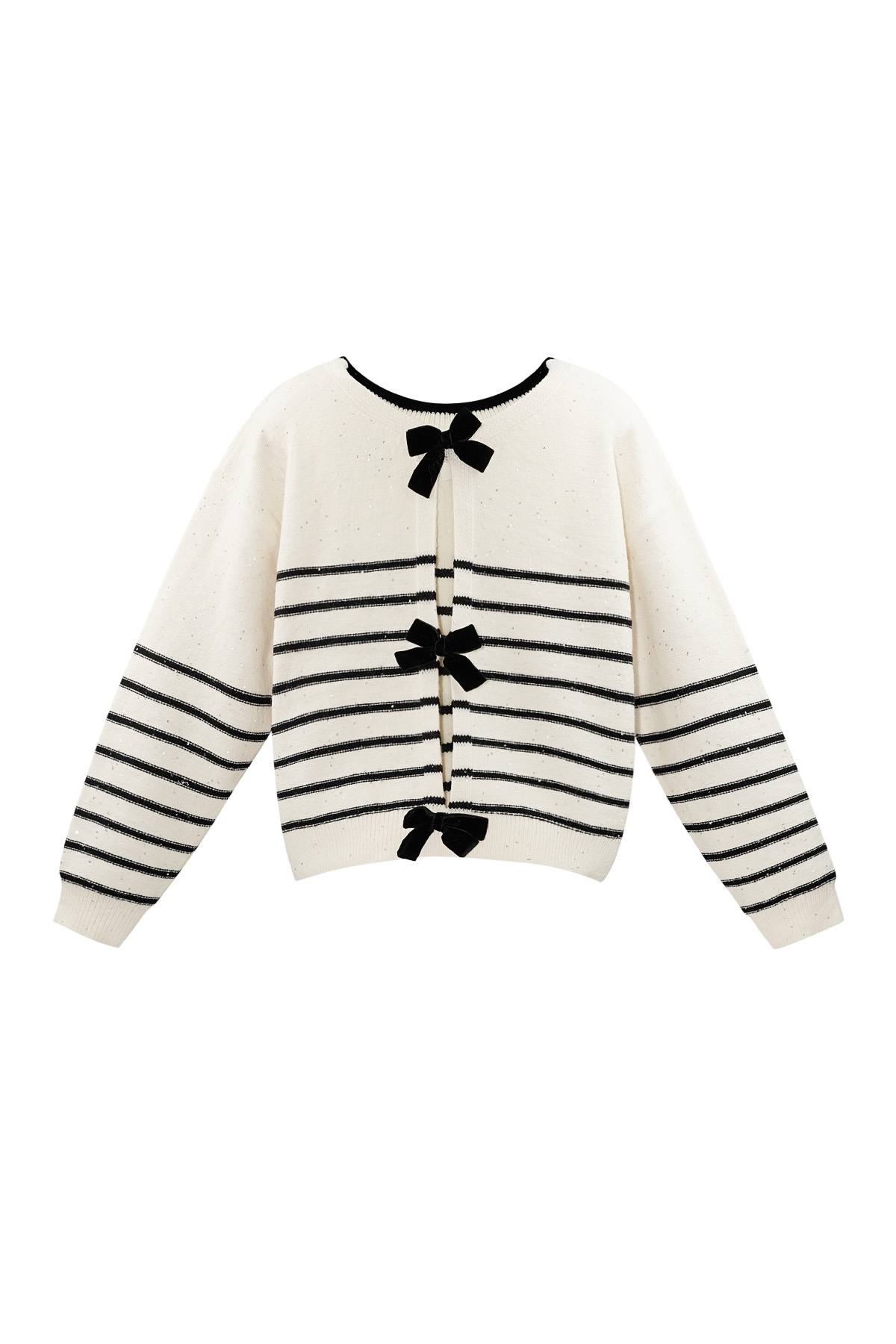 Cardigan Bow Delight - bianco h5 