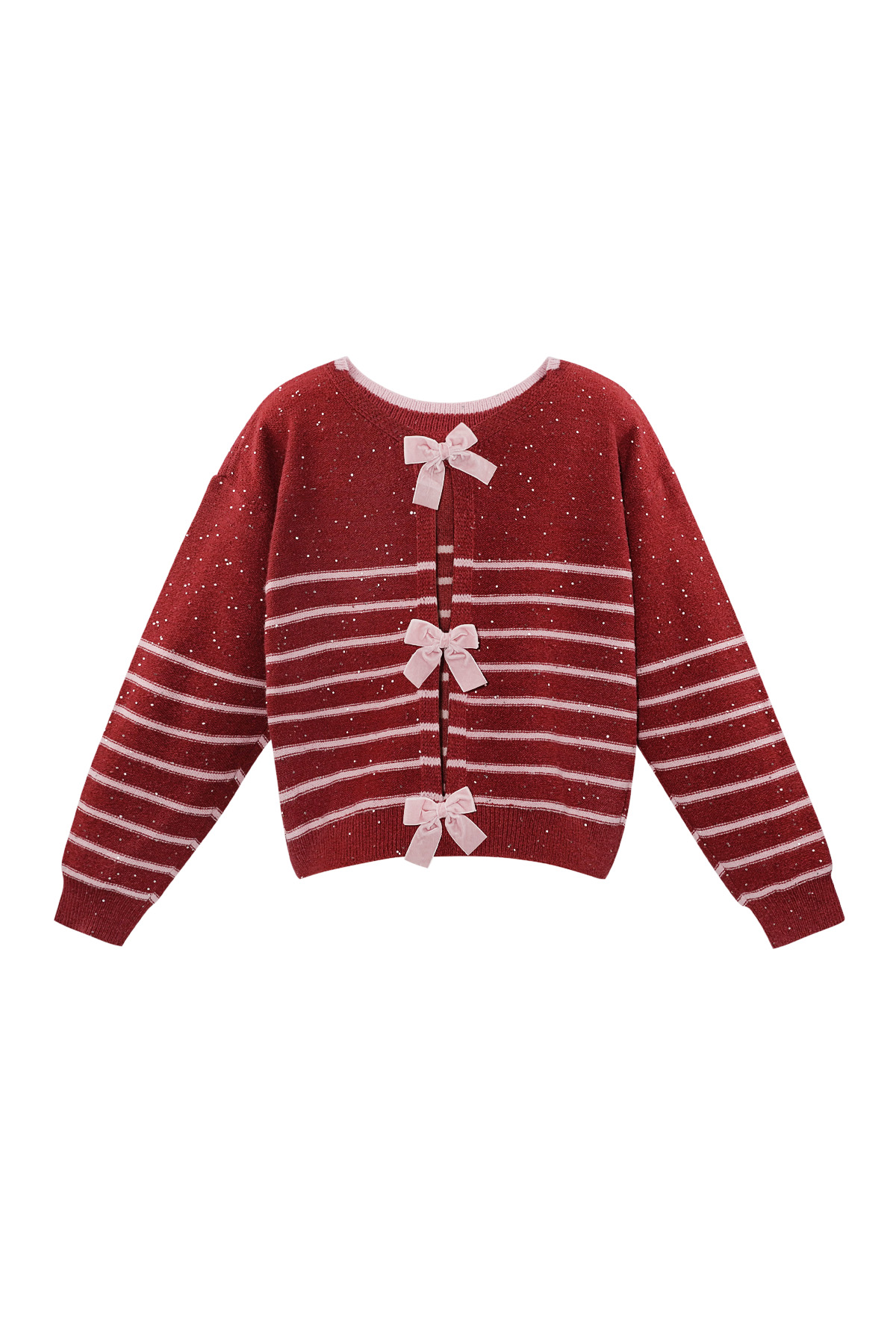 Cardigan Bow Delight - rosso h5 