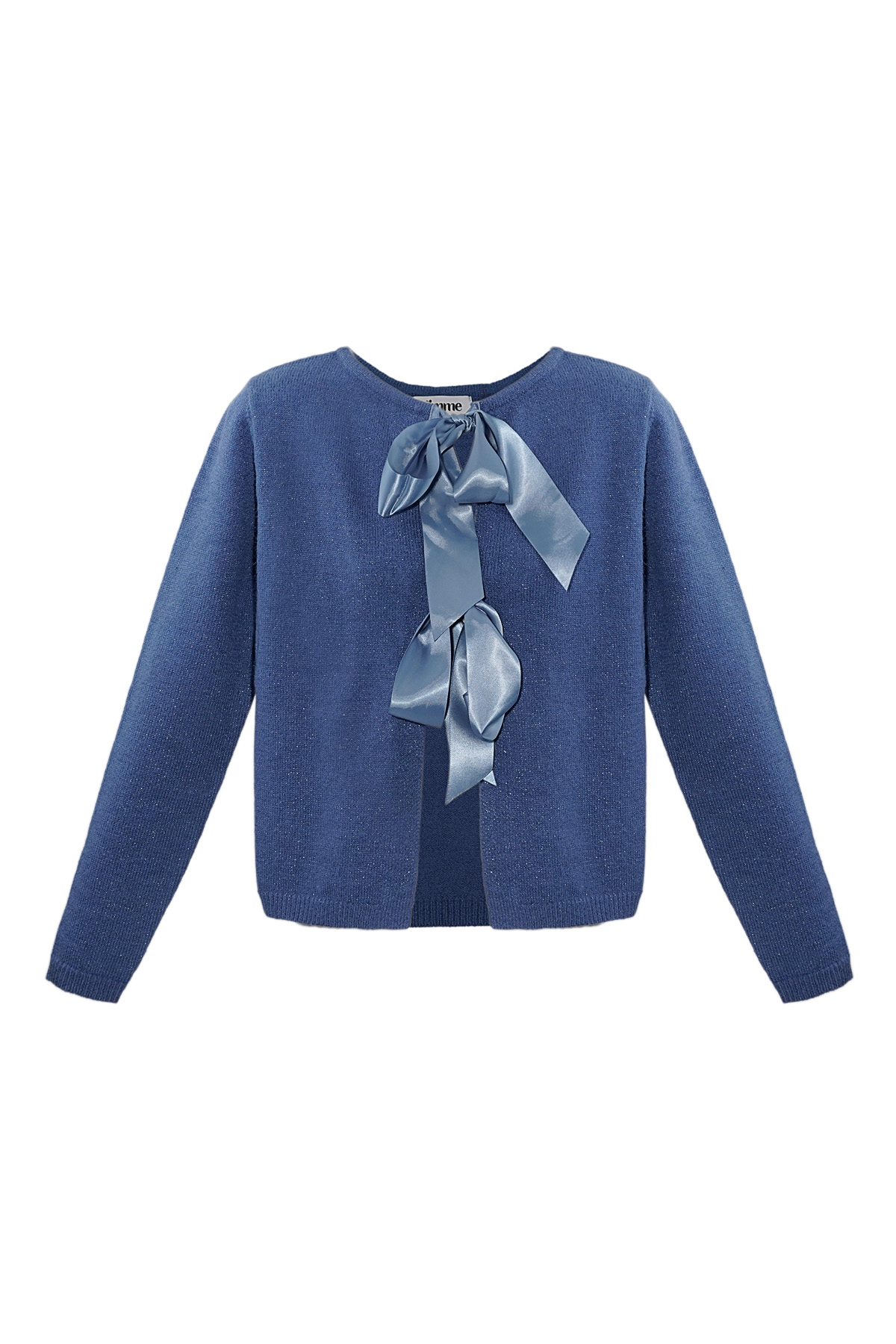 Cardigan Ribbon Romance - blu h5 