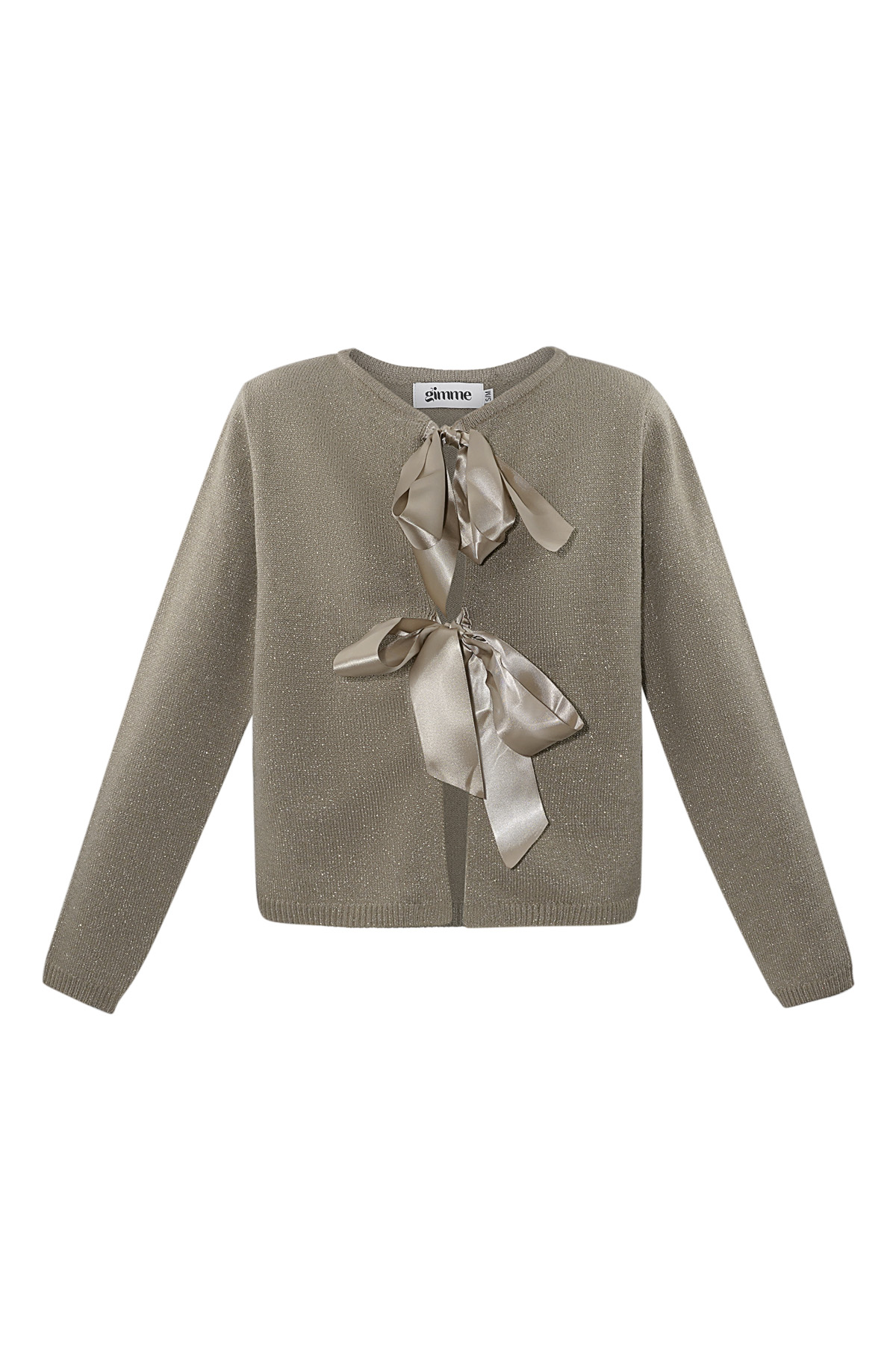 Cardigan Ribbon Romance - cammello h5 