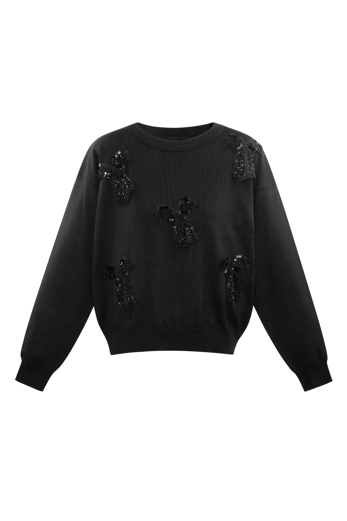 Bow Bliss sweater - black 