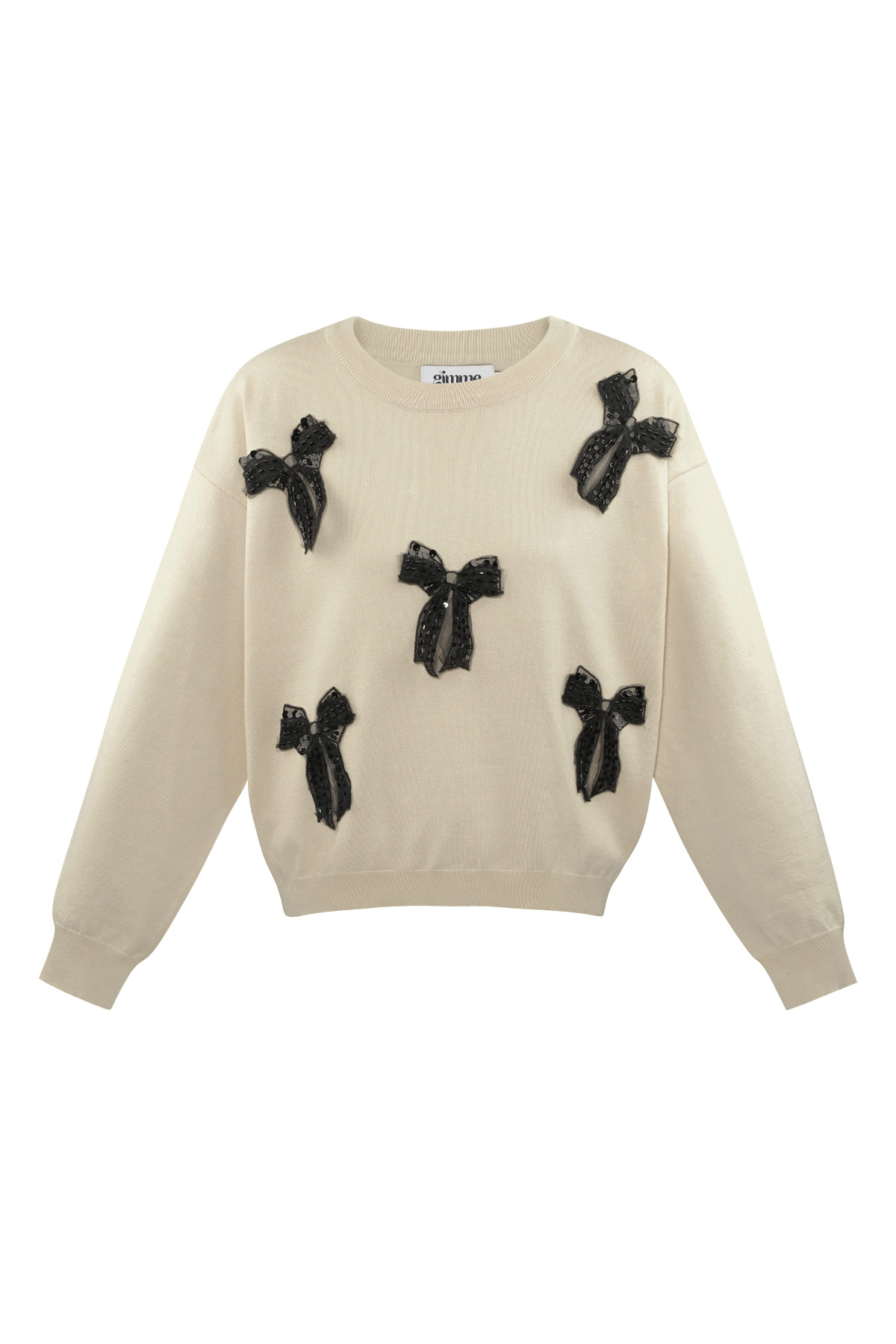 Maglione Bow Bliss - beige h5 