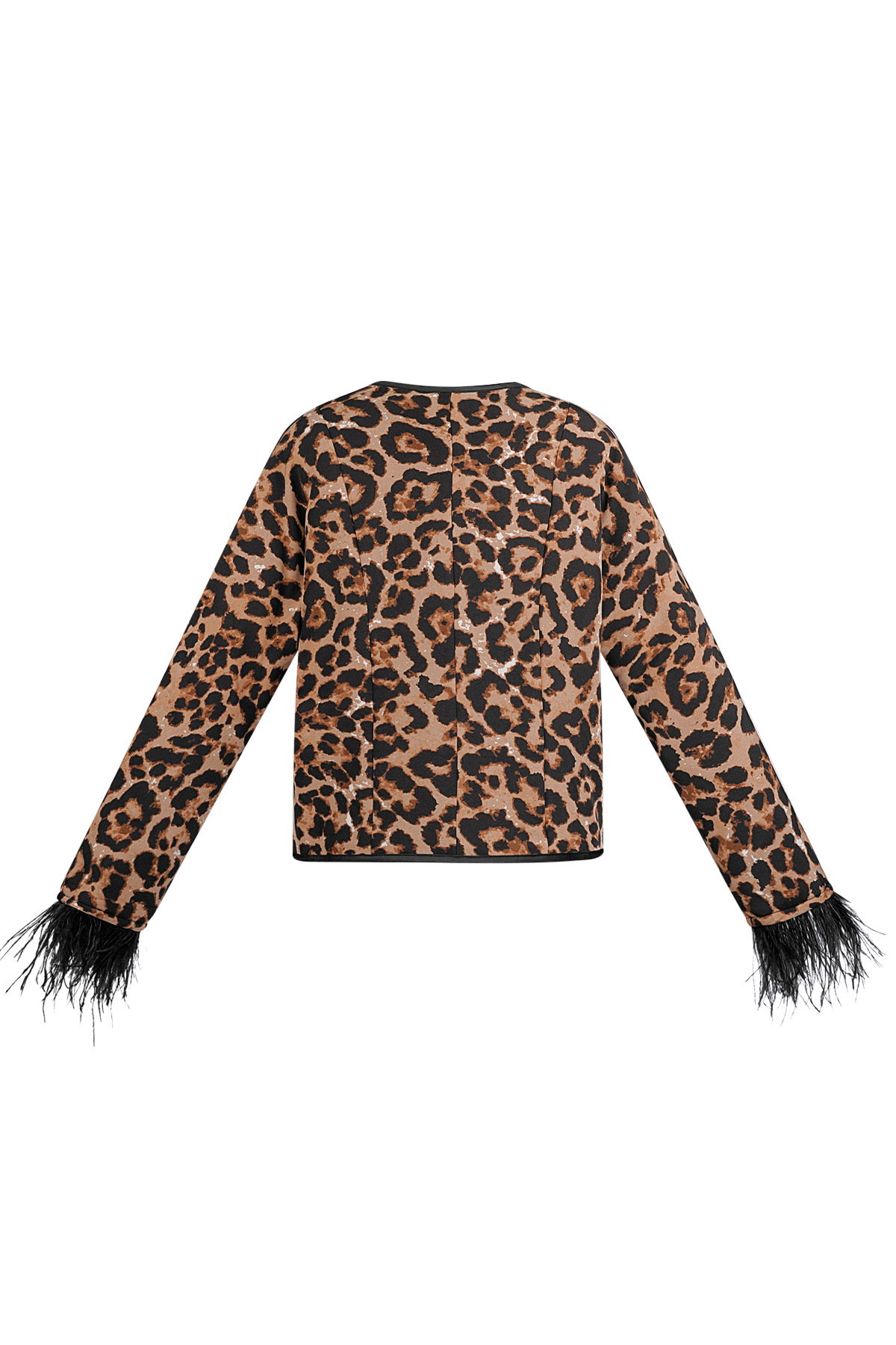 Feather jacket with leopard print - multi  h5 Picture2