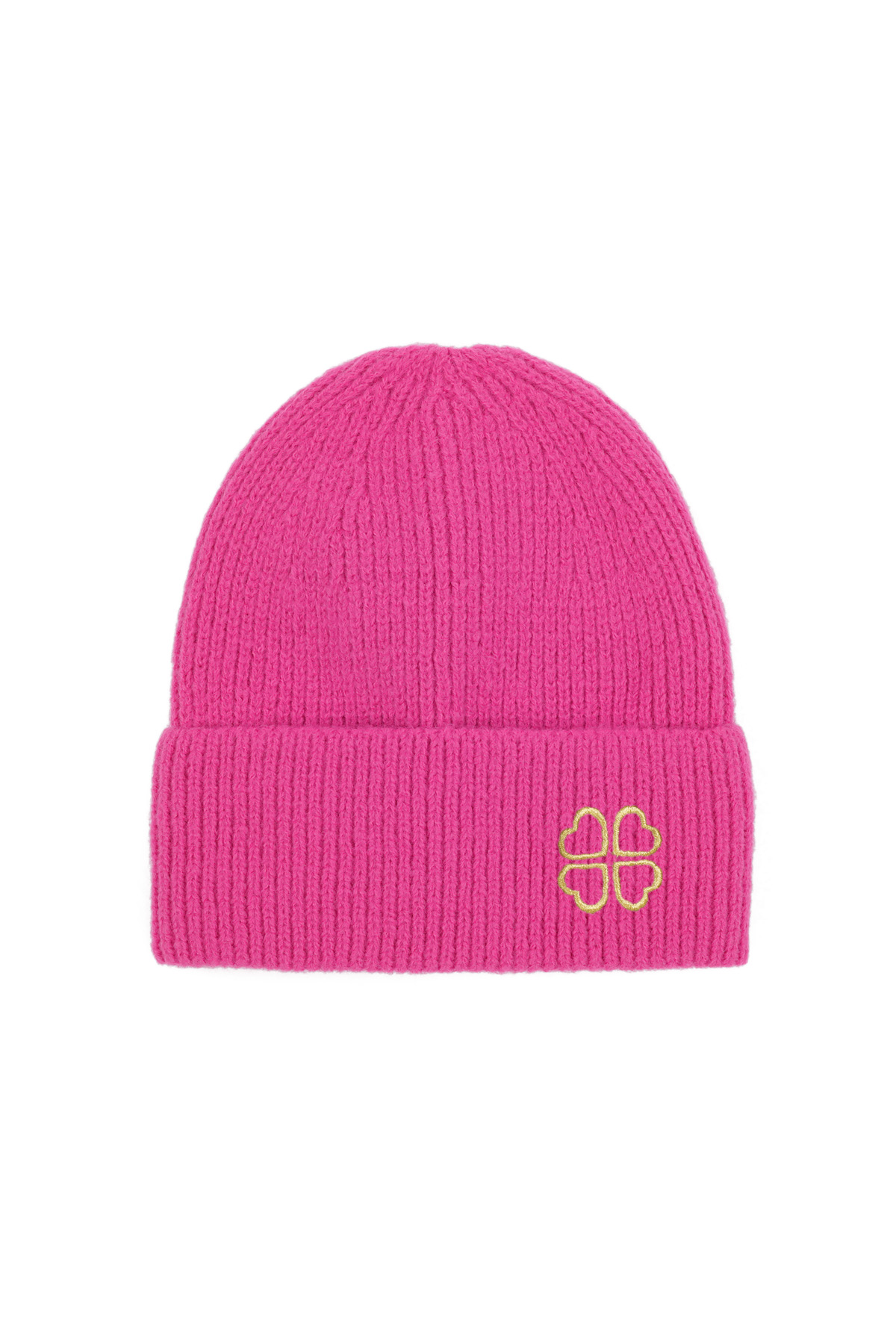 Lucky beanie - fuchsia h5 