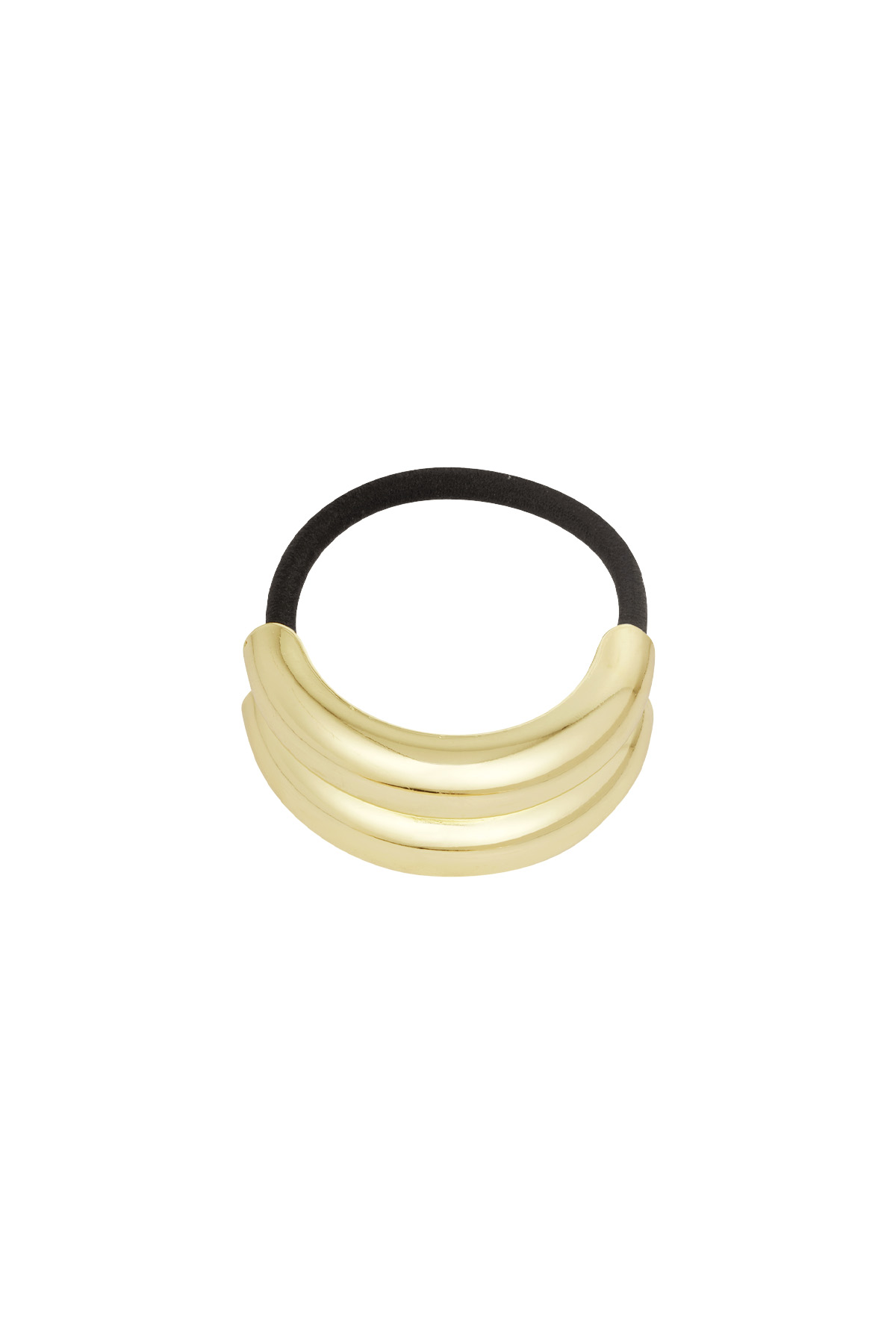 Elastico per capelli tocco raffinato - oro h5 Immagine3