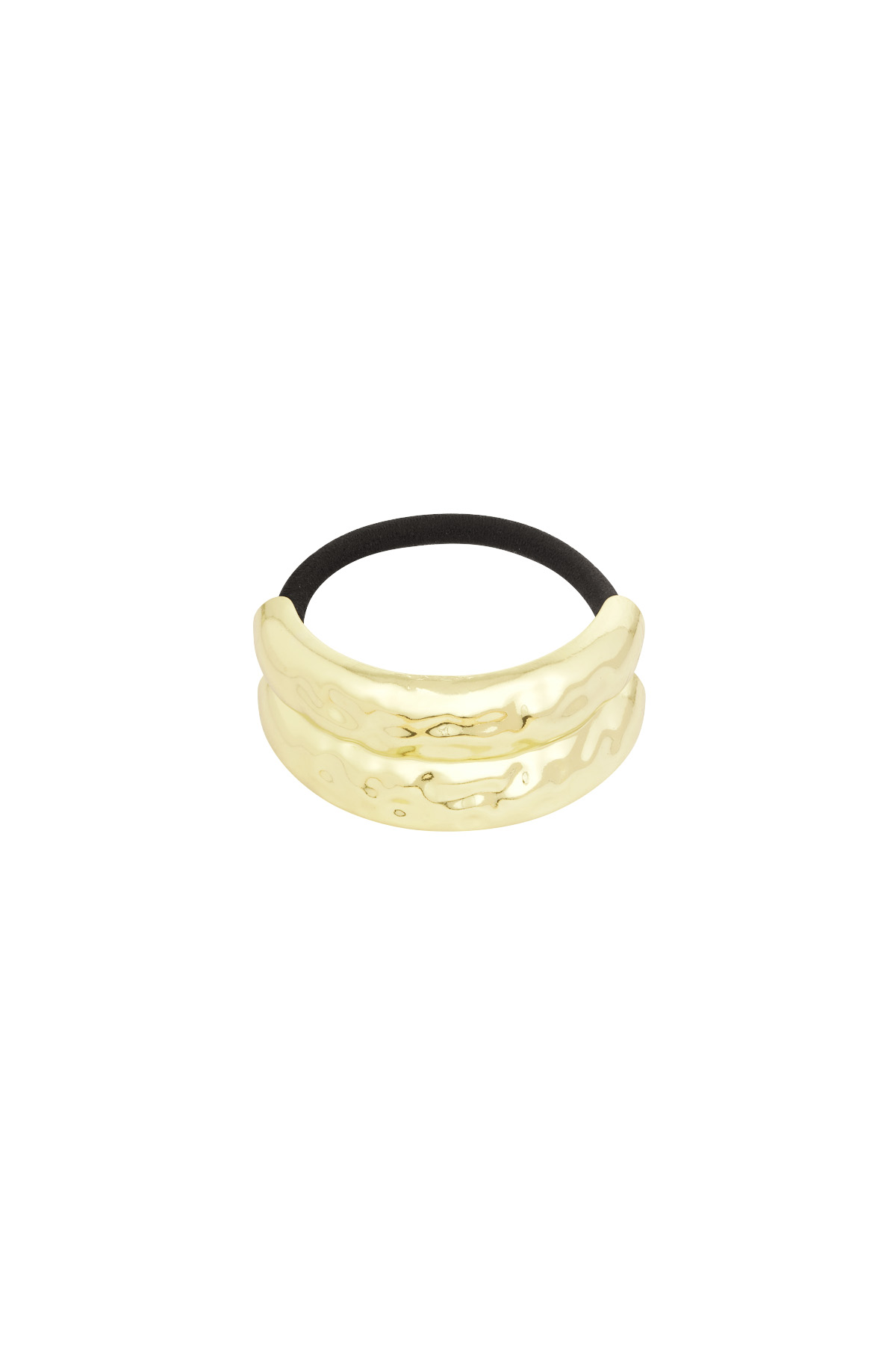 Textured elegance hair elastic - gold h5 