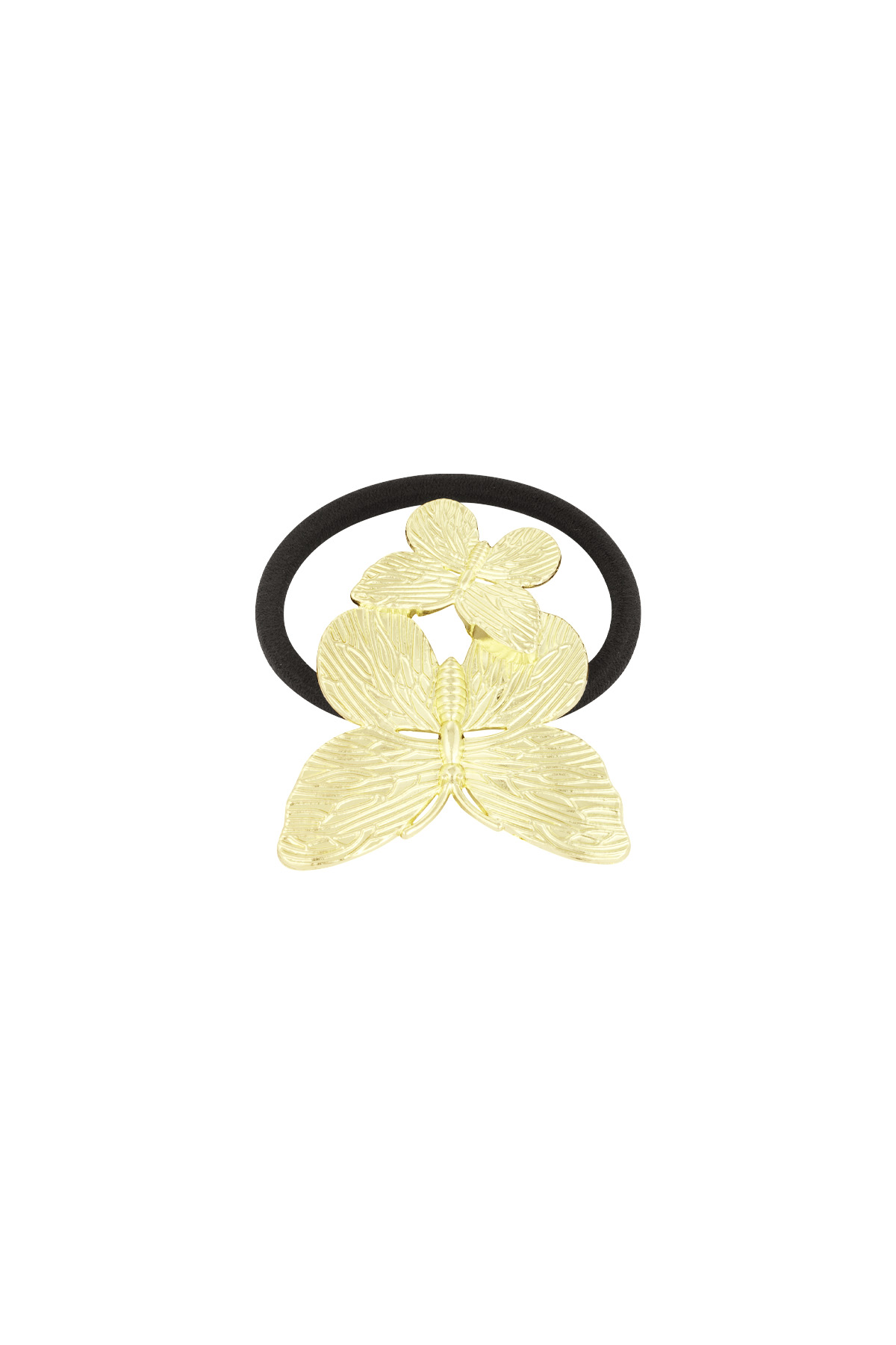 butterfly hair clip - gold h5 