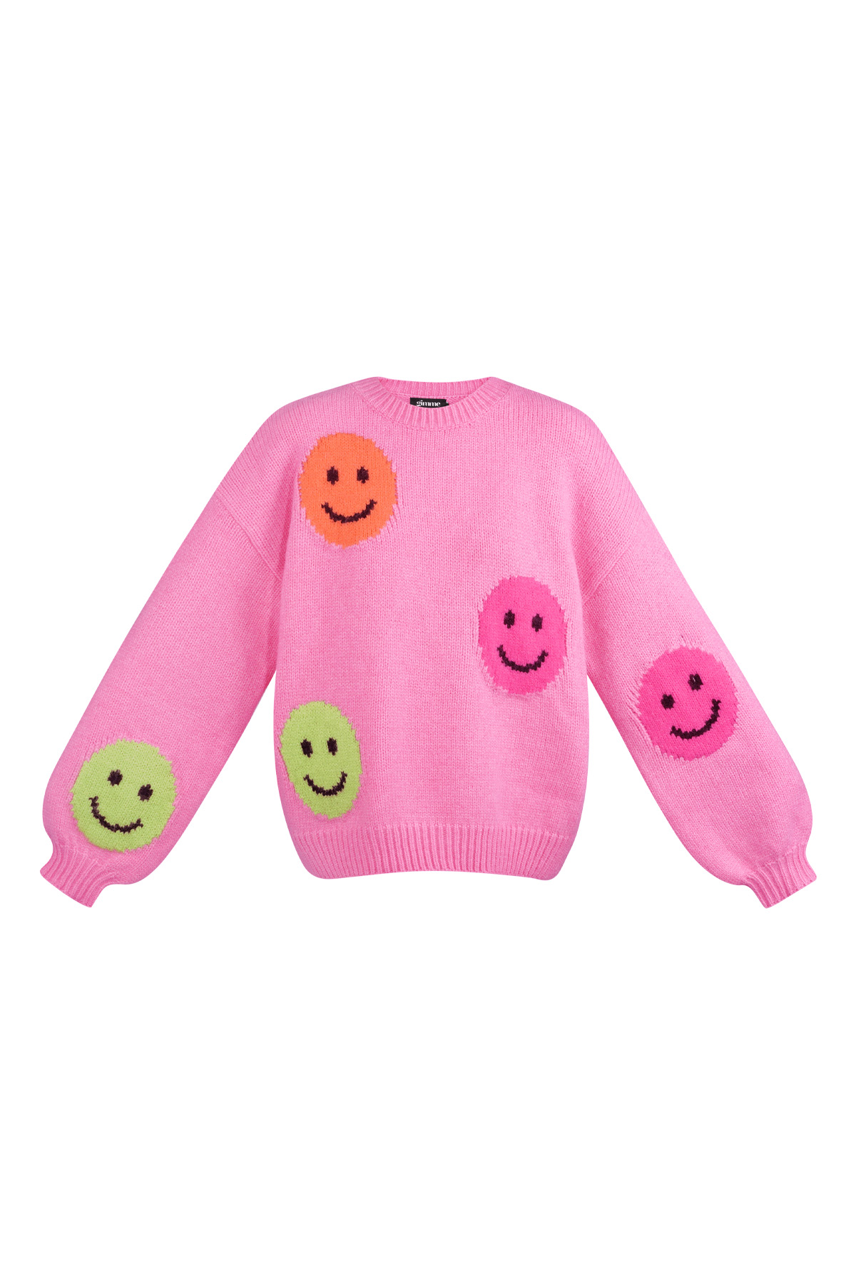 Smiley Knit sweater - pink 2