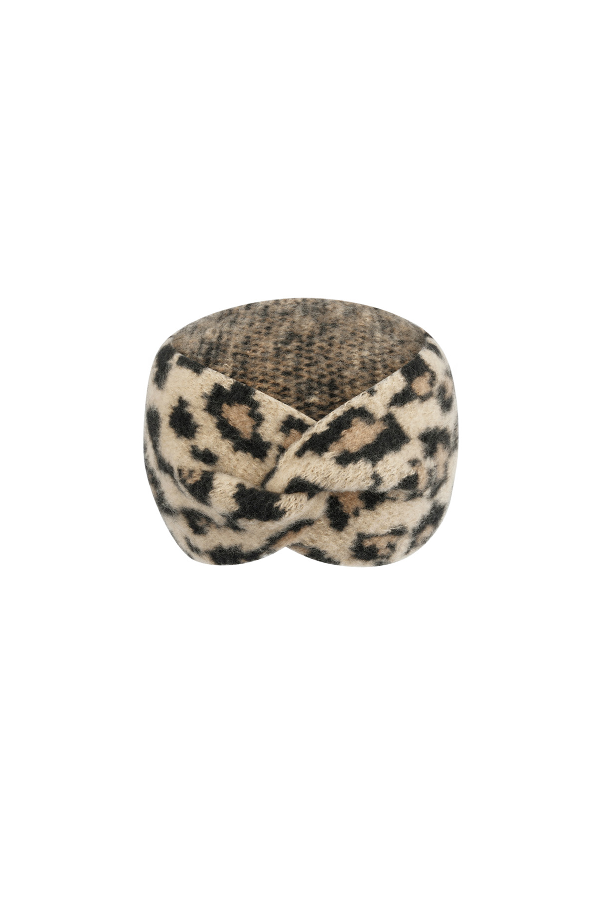 Winter headband leopard print - camel h5 Picture3