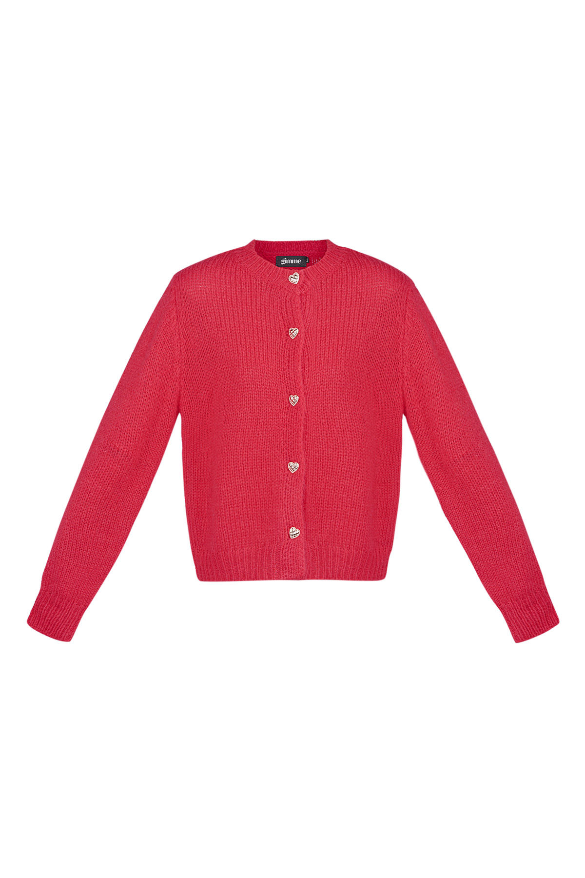 Knitted Love Cardigan - cherry h5 