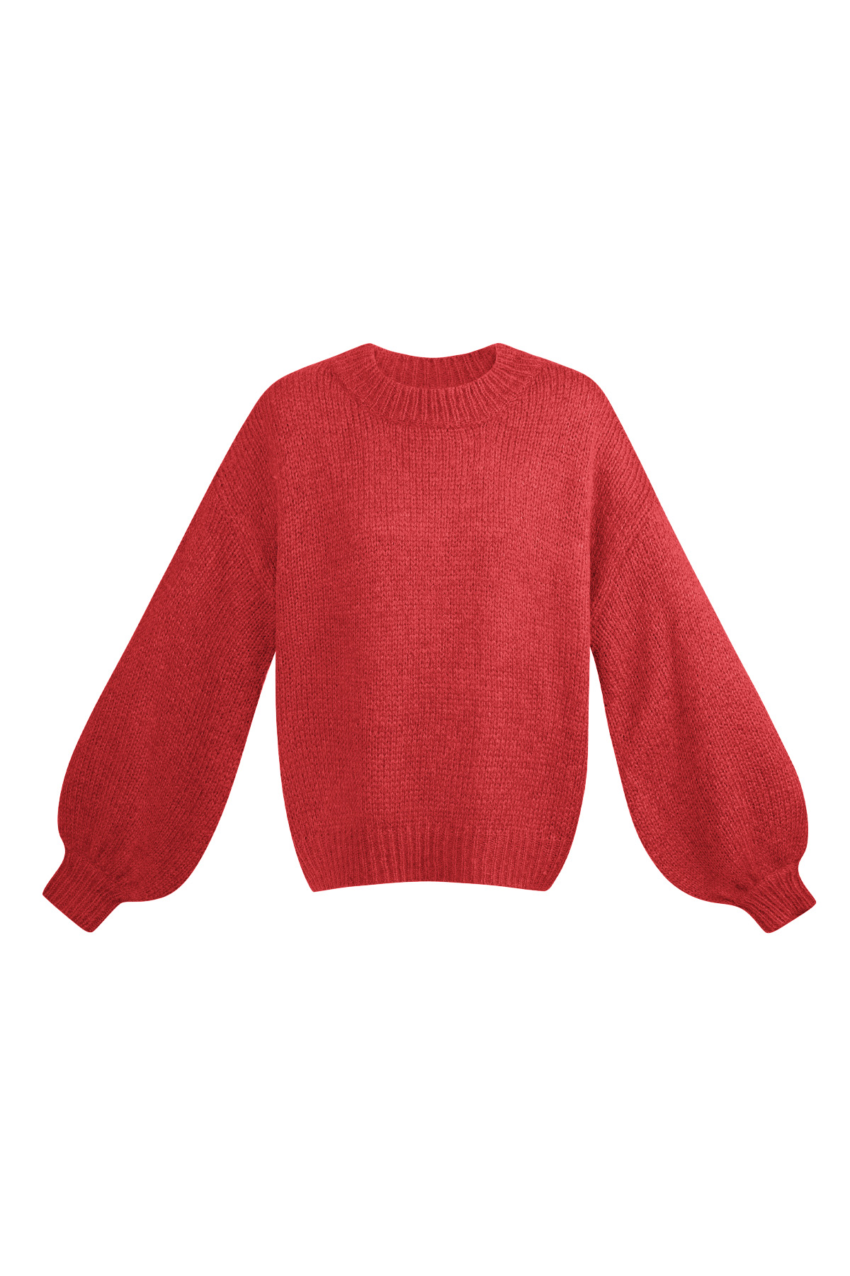 Winter essential sweater - cherry 2