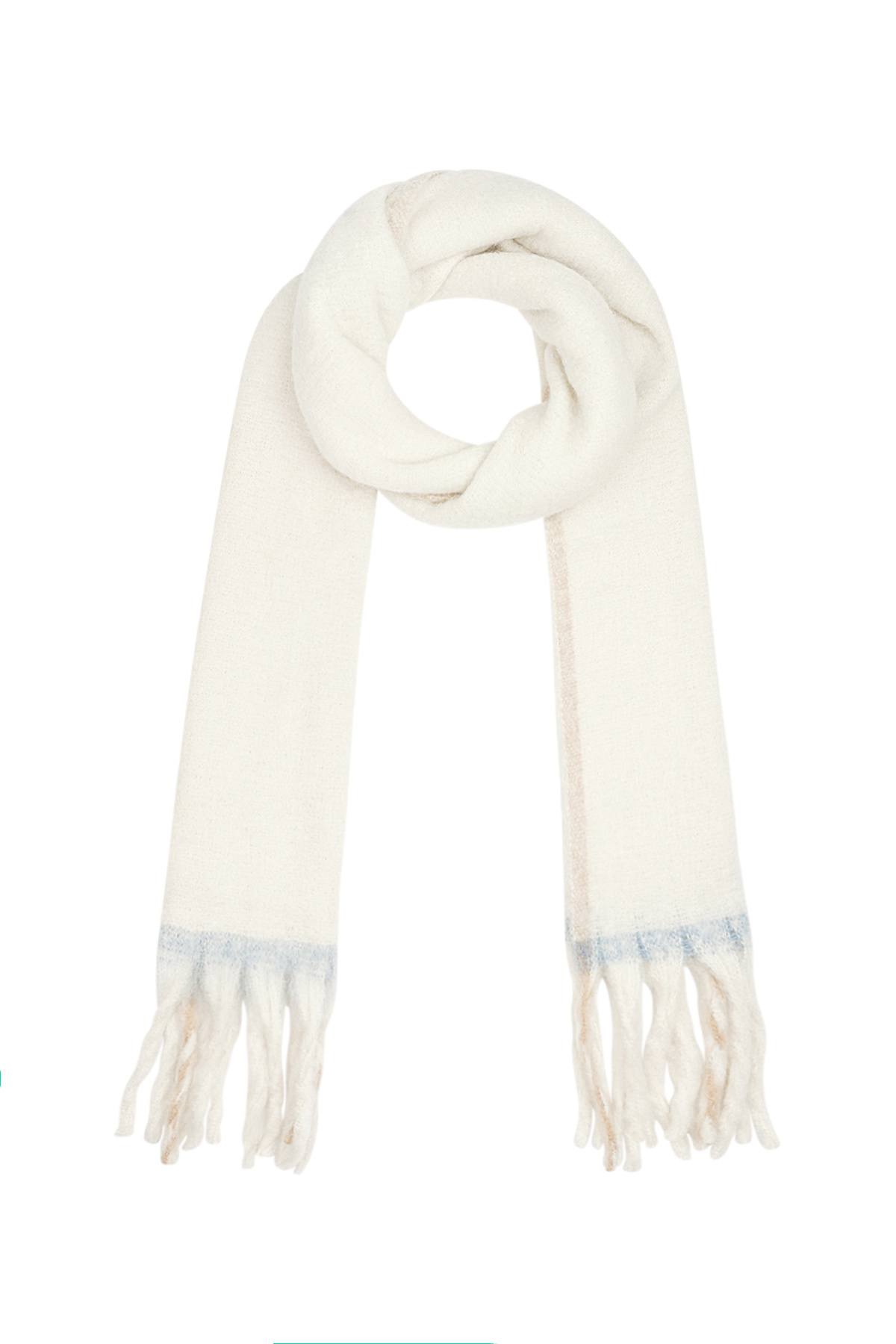 Cold comfort scarf - off white h5 