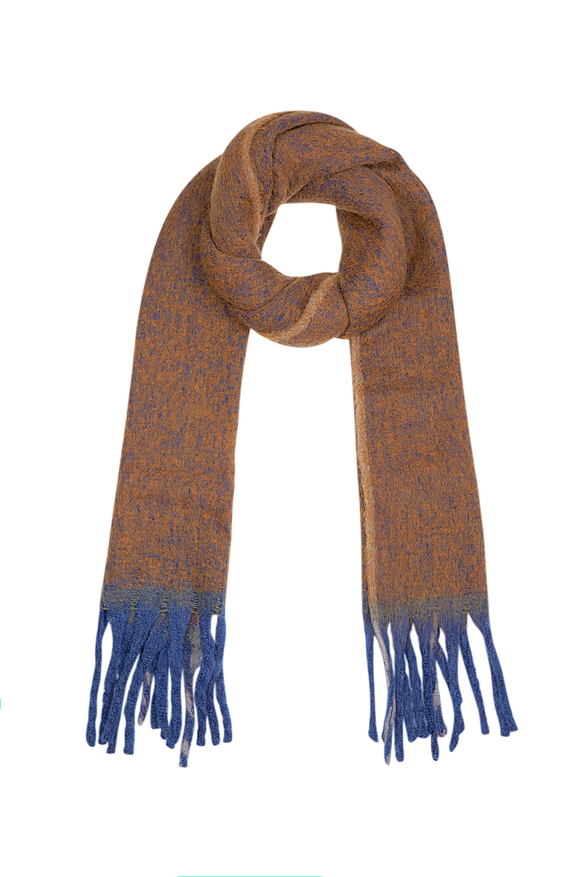 Cold comfort scarf - brown h5 