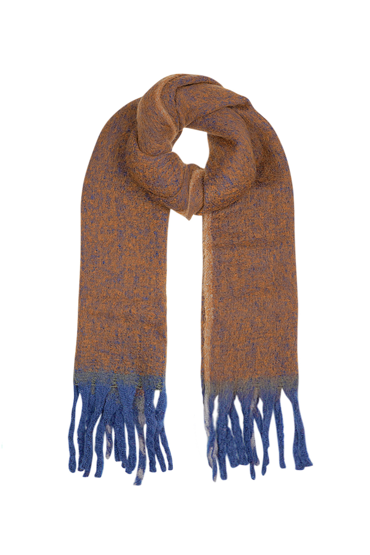 Cold comfort scarf - brown h5 