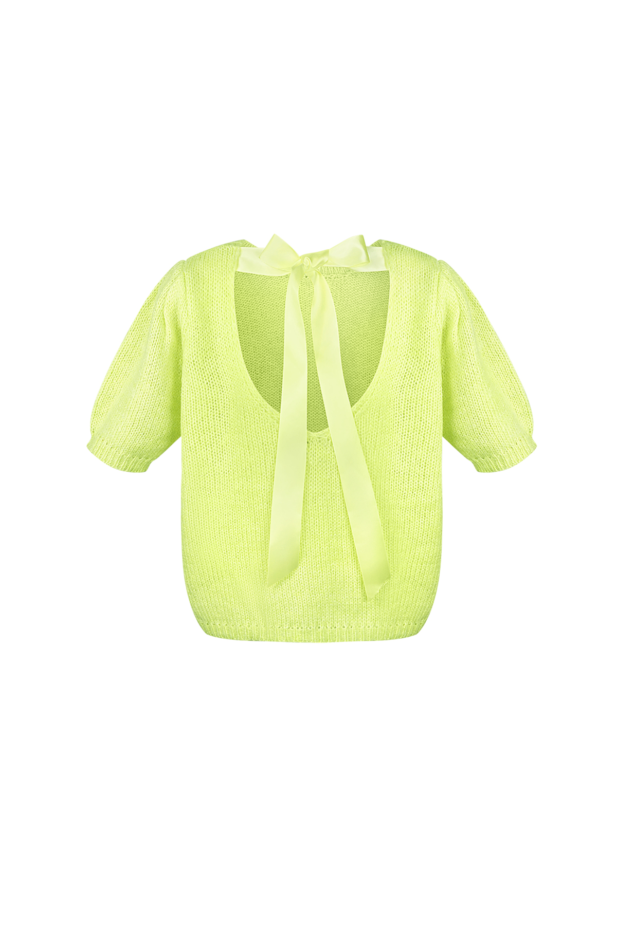 Soft bow shirt - Peak green 2