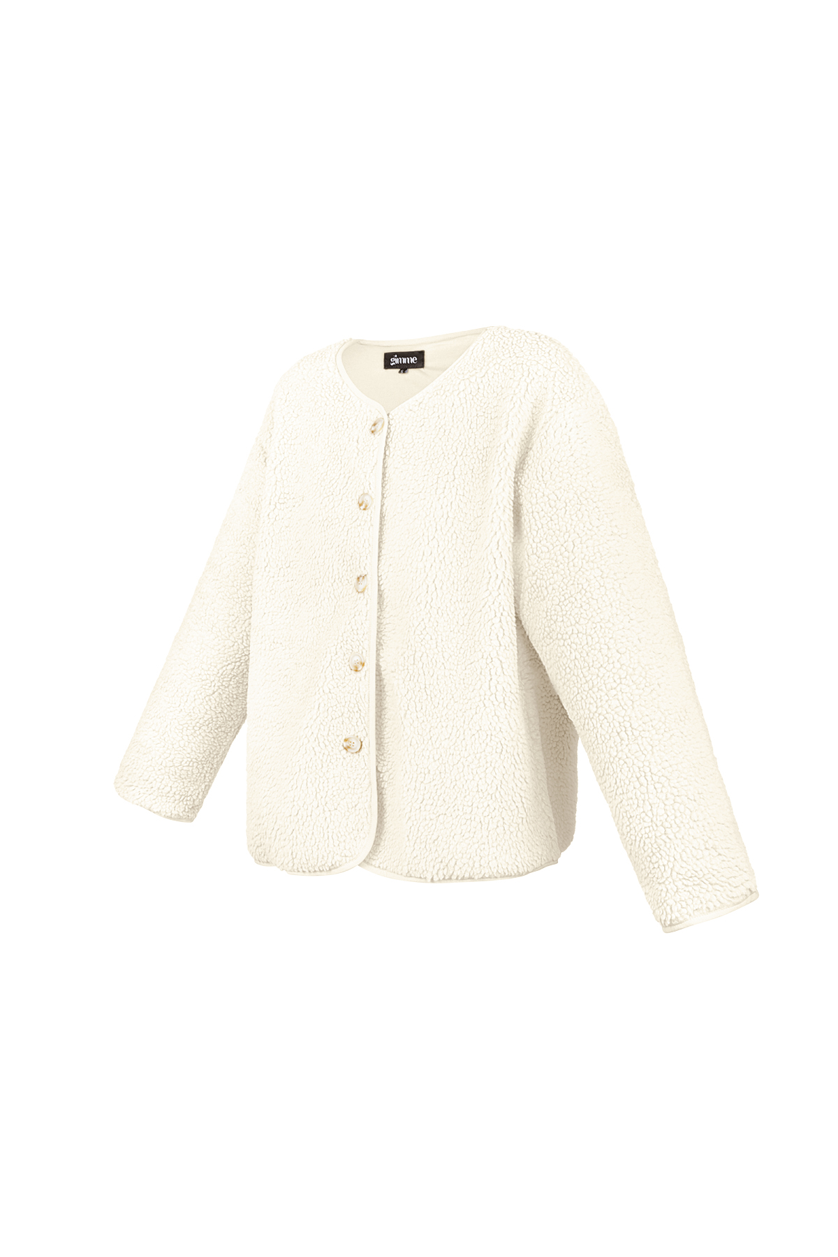 Teddy times coat - Off white h5 Picture10