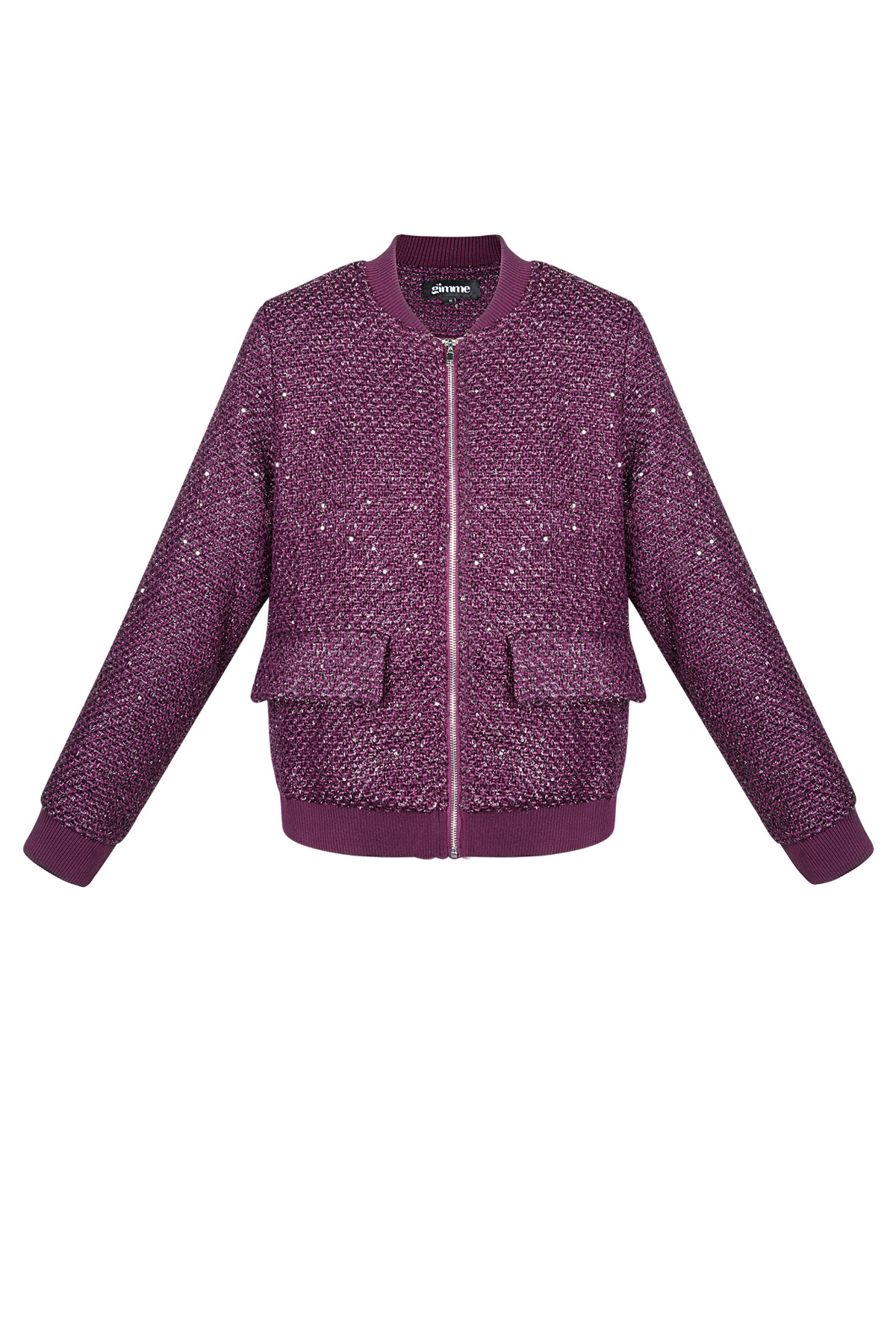 Bomberjacke Sparkly Day - Bordeaux h5 