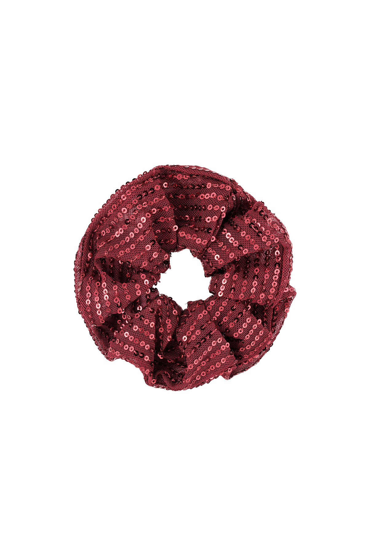 Glitter scrunchie - red