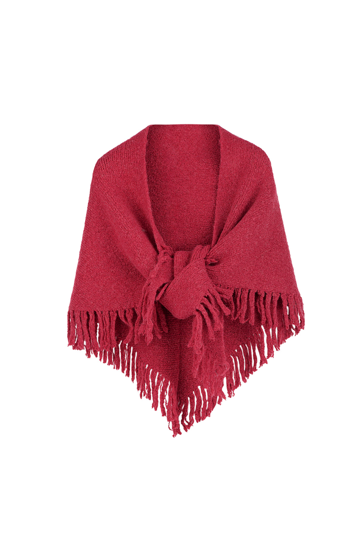 Everyday elegance scarf - wine red h5 