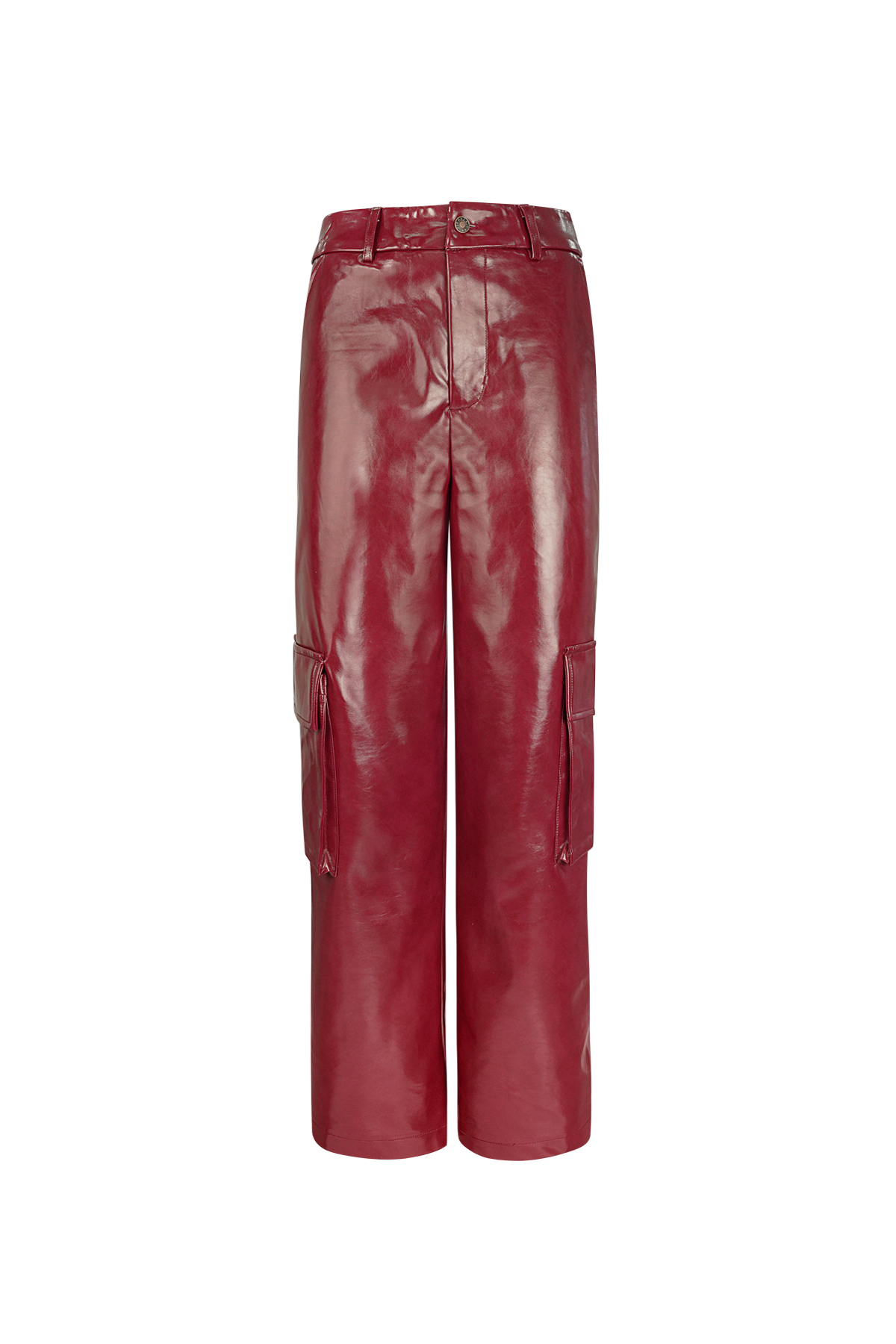 Trendy cargo pants - Red h5 