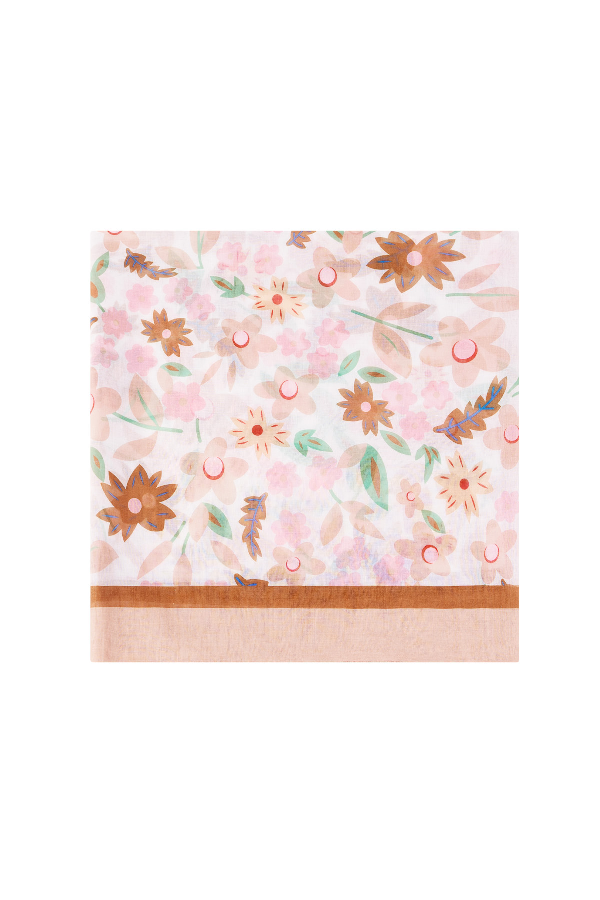 Scarf vivid floral - Pink h5 Picture2