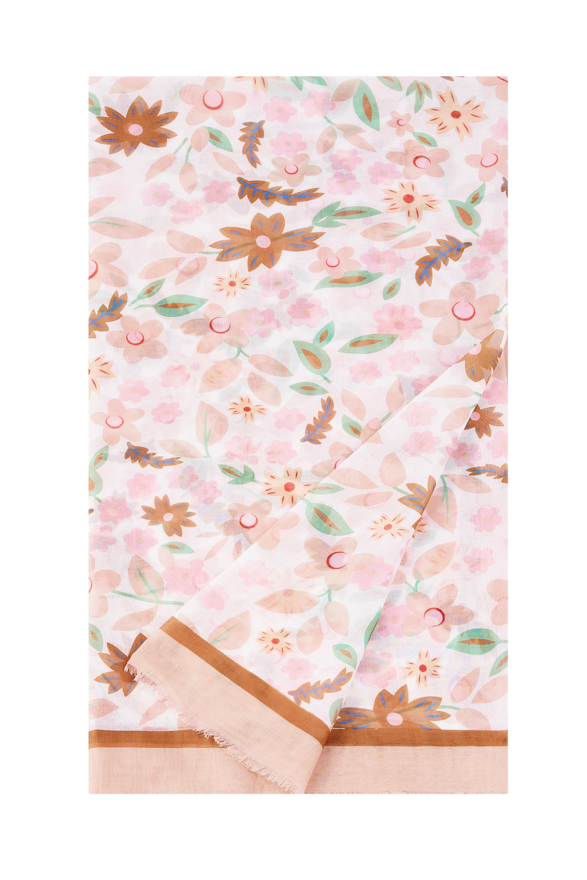 Scarf vivid floral - Pink 2