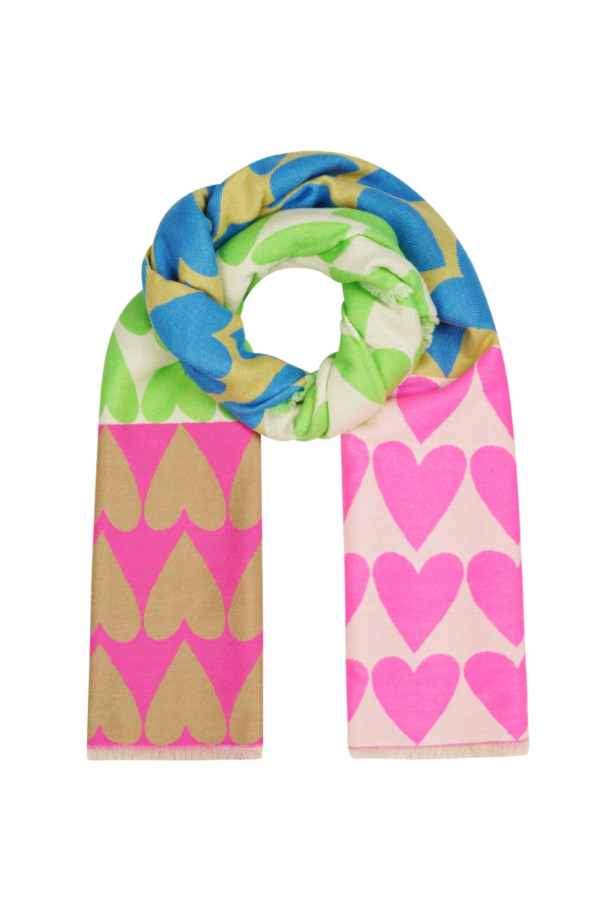 Scarf pop of heart - Multi h5 