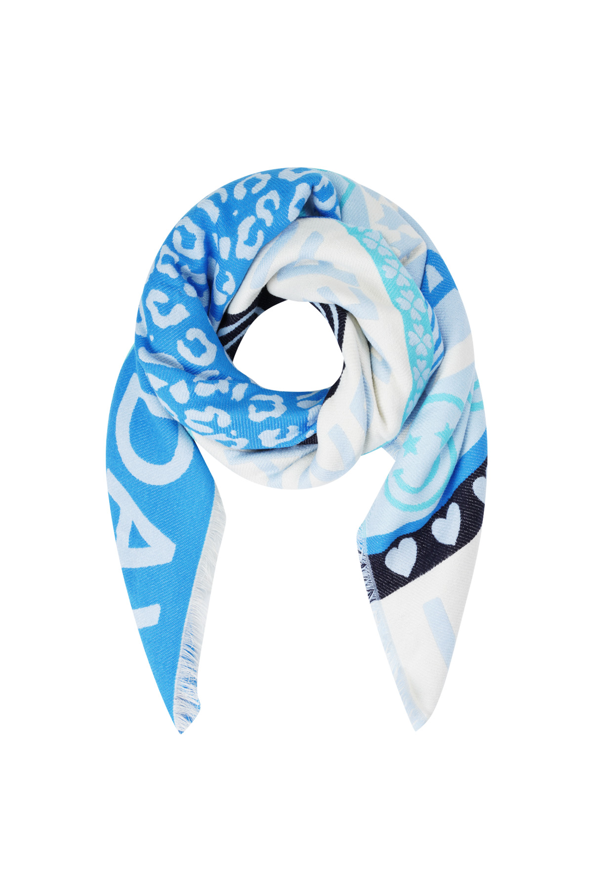 Scarf bright day - Blue 2