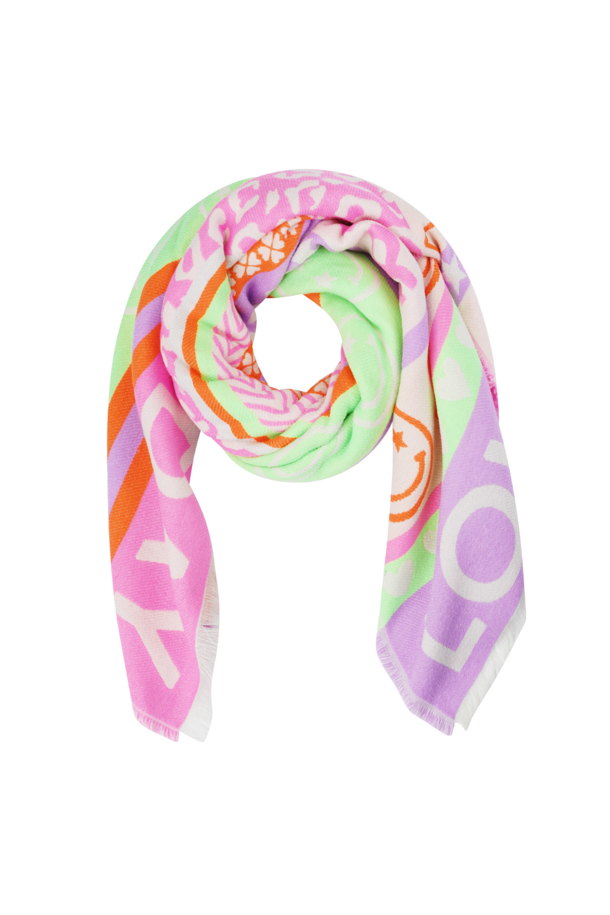 Scarf bright day - Lilac h5 