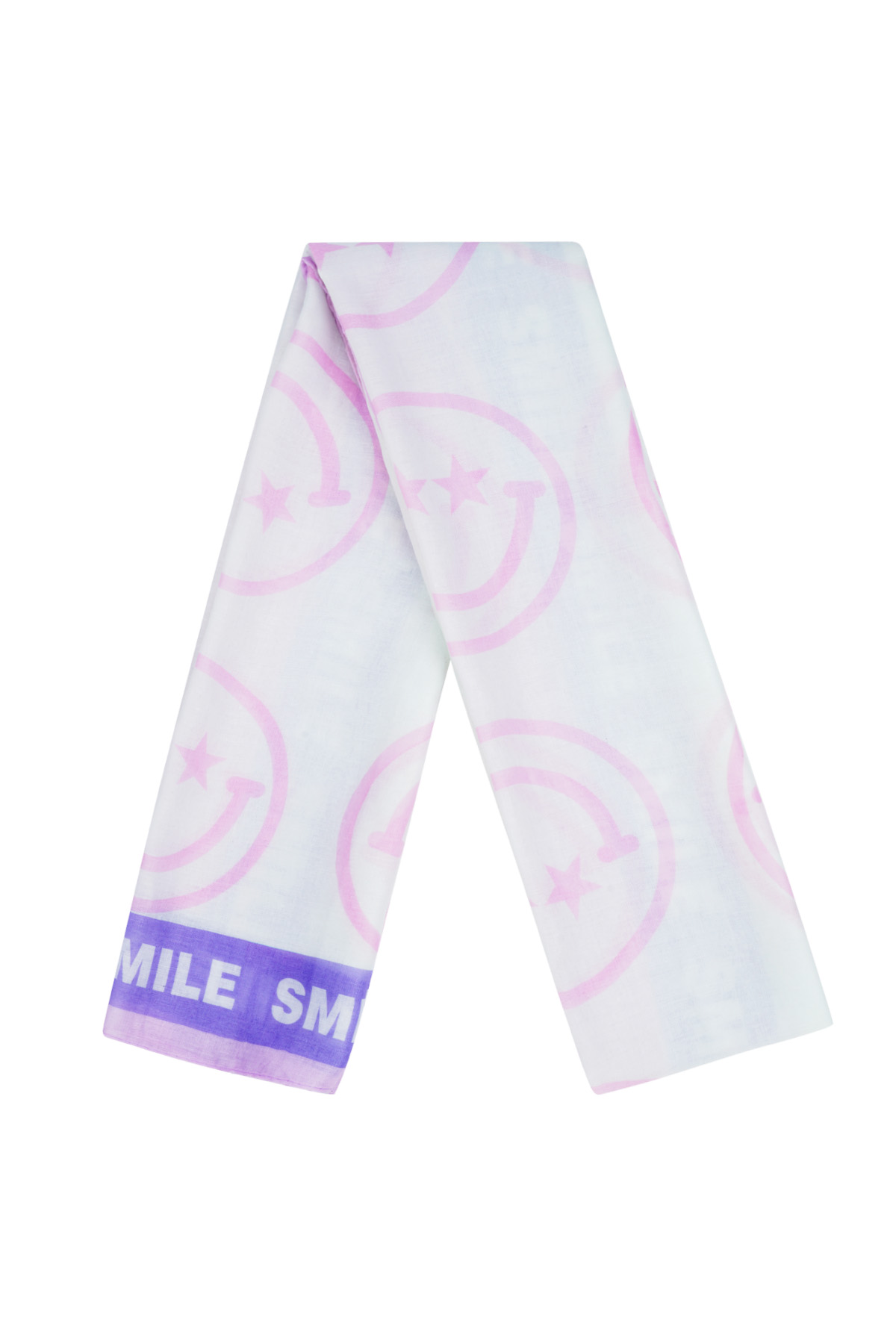 Scarf smiley day - Lilac h5 Picture2