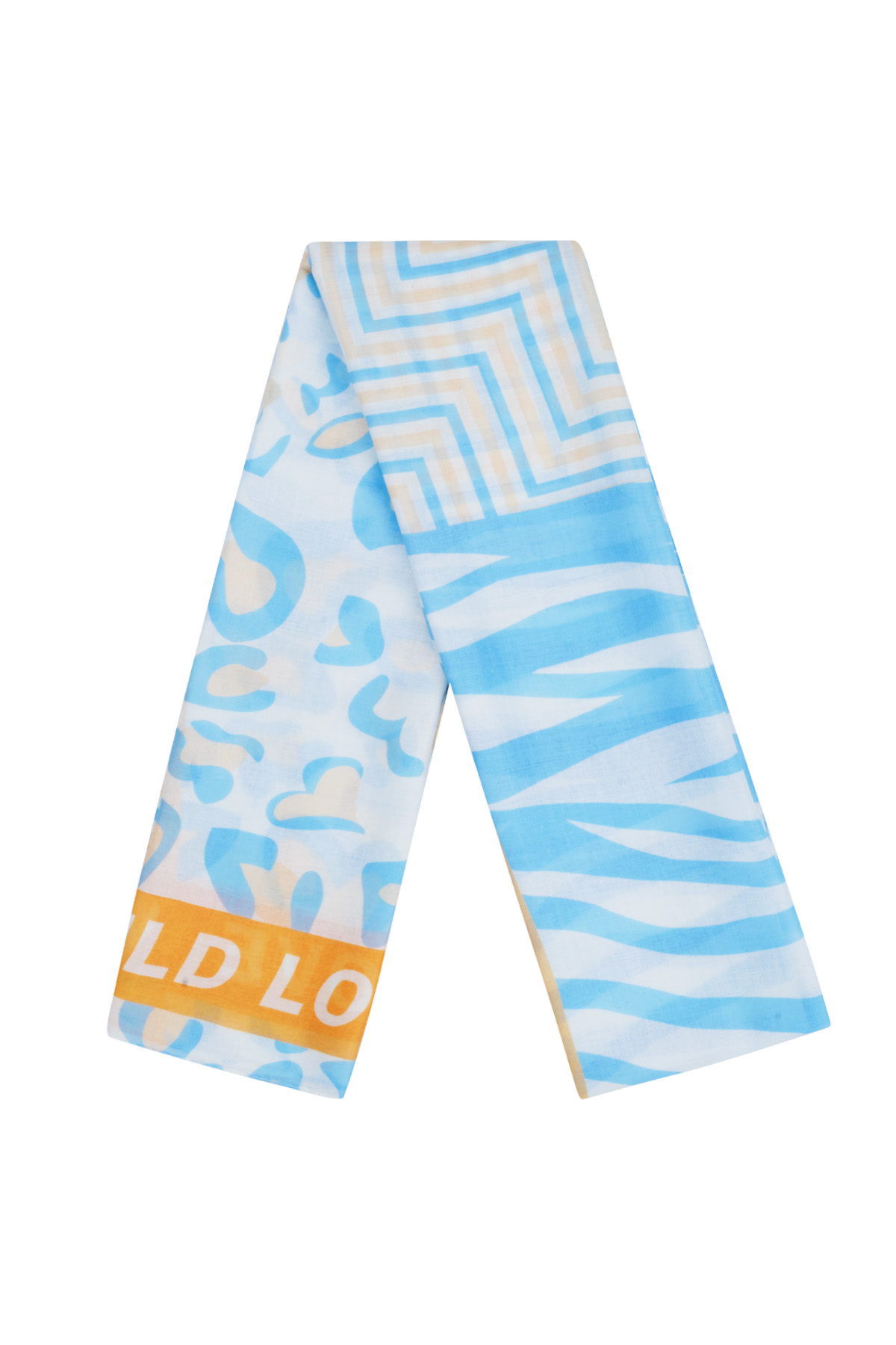 Colorful scarf wild love - Blue h5 Picture2