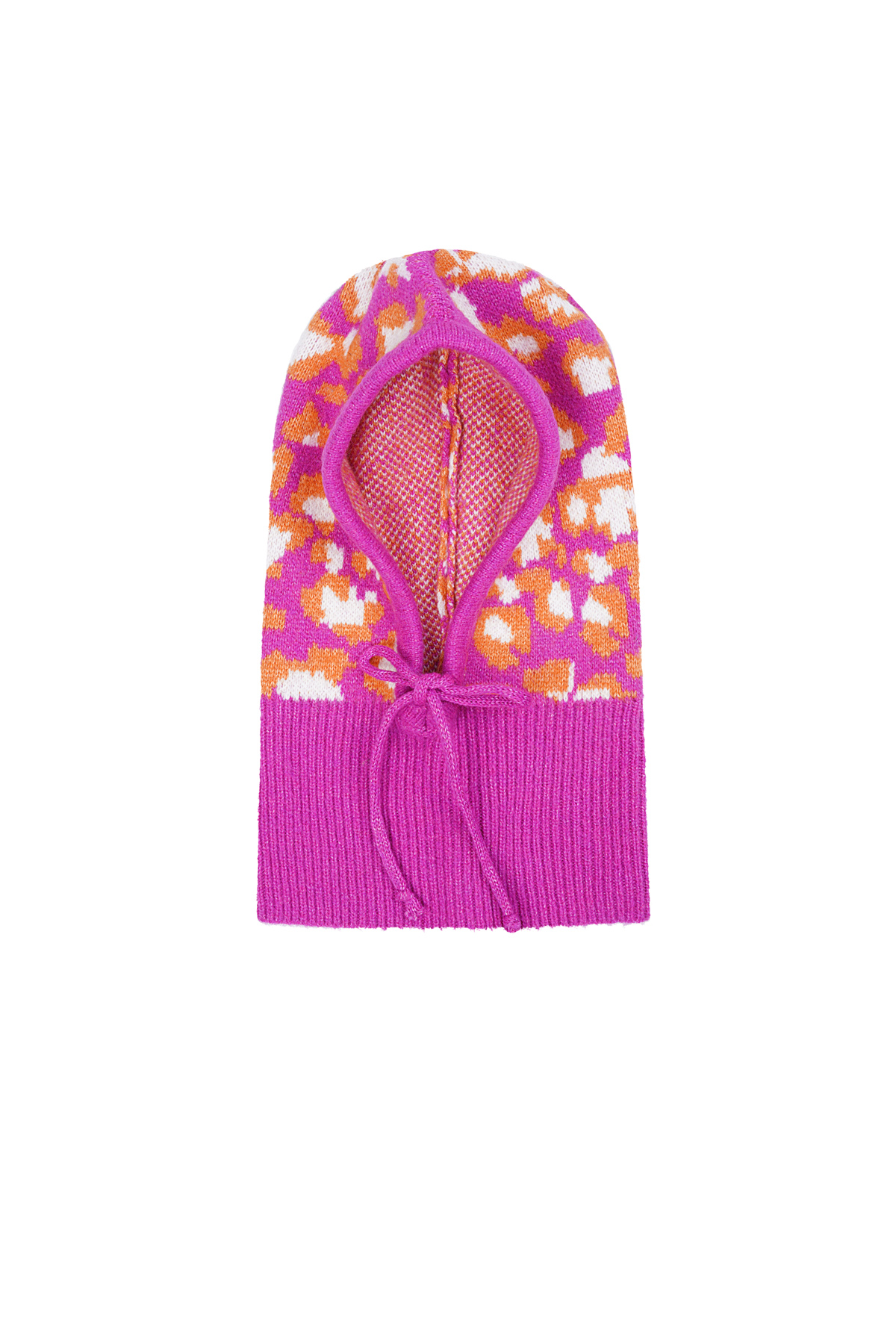 Leopard print balaclava - Fuchsia h5 Picture3