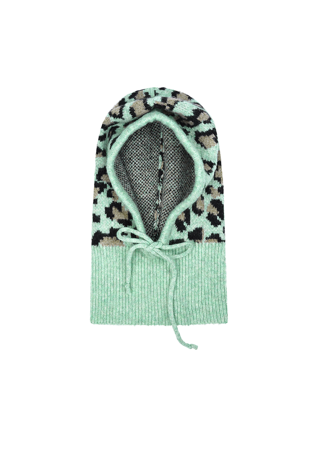 Leopard print balaclava - Mint h5 Picture3