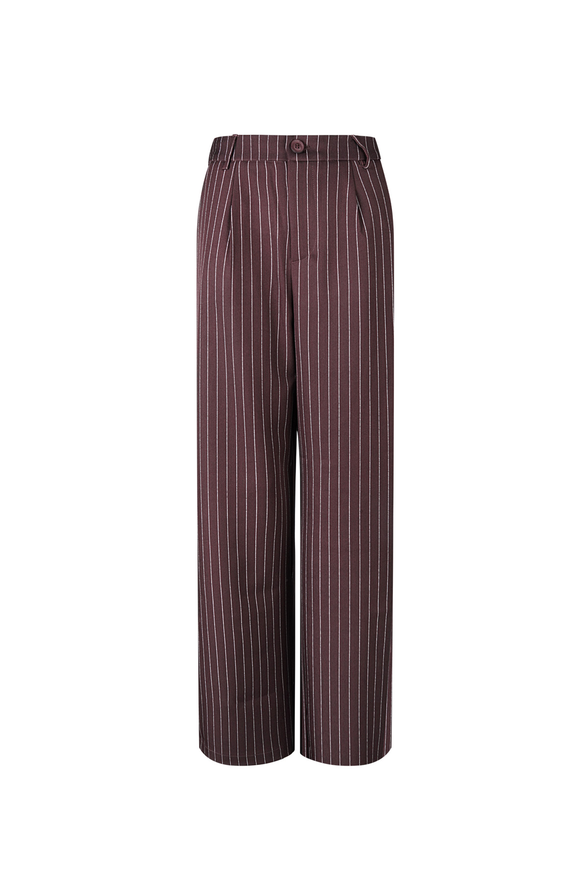 Pantalon à fines rayures - Bordeaux h5 