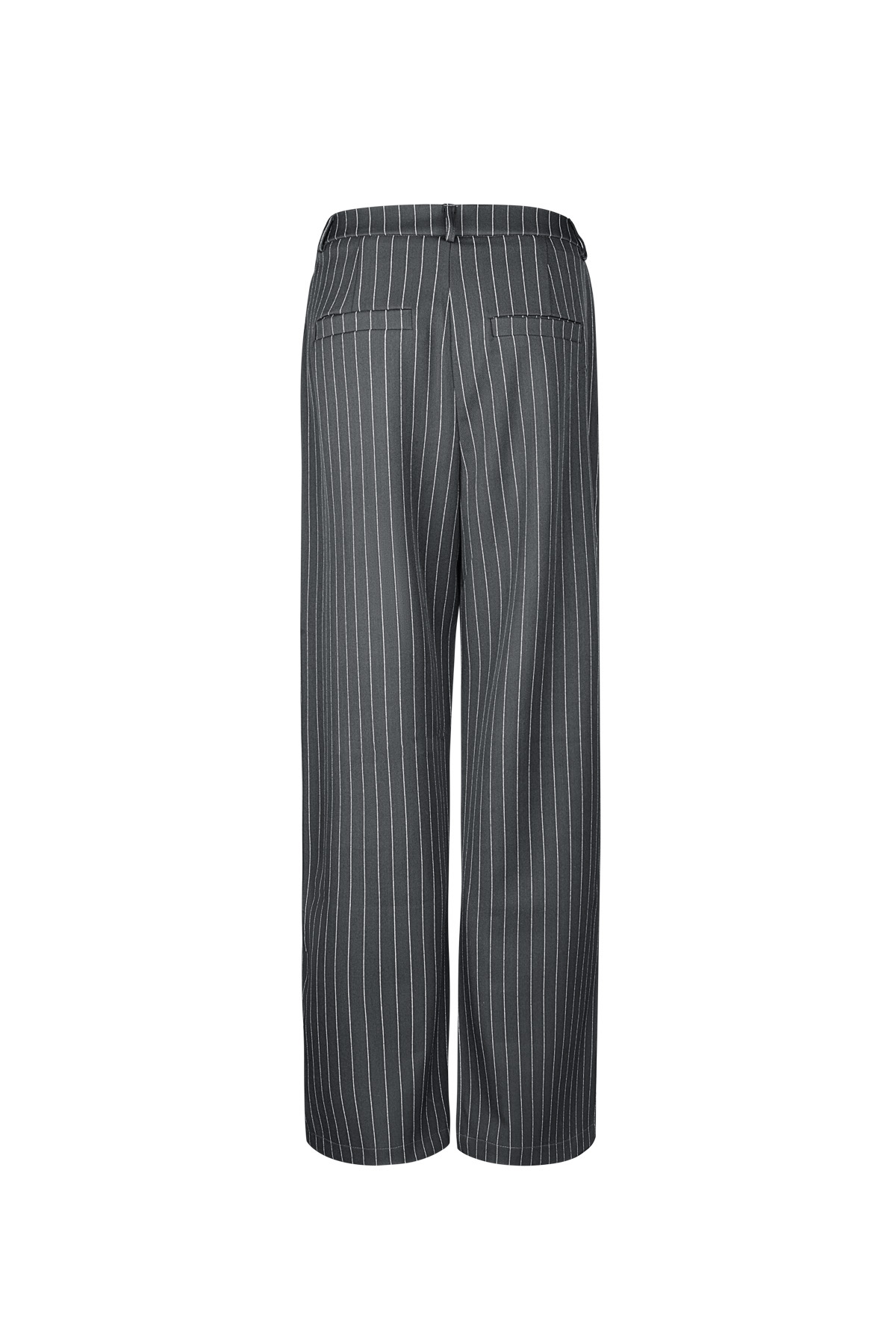 Pantalon à rayures craie - Gris h5 Image7