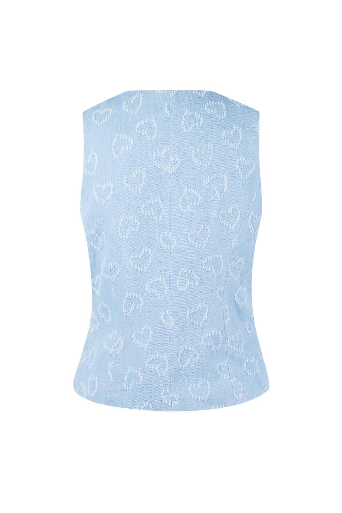 Heartsy Corset Top - Light Blue h5 Picture9