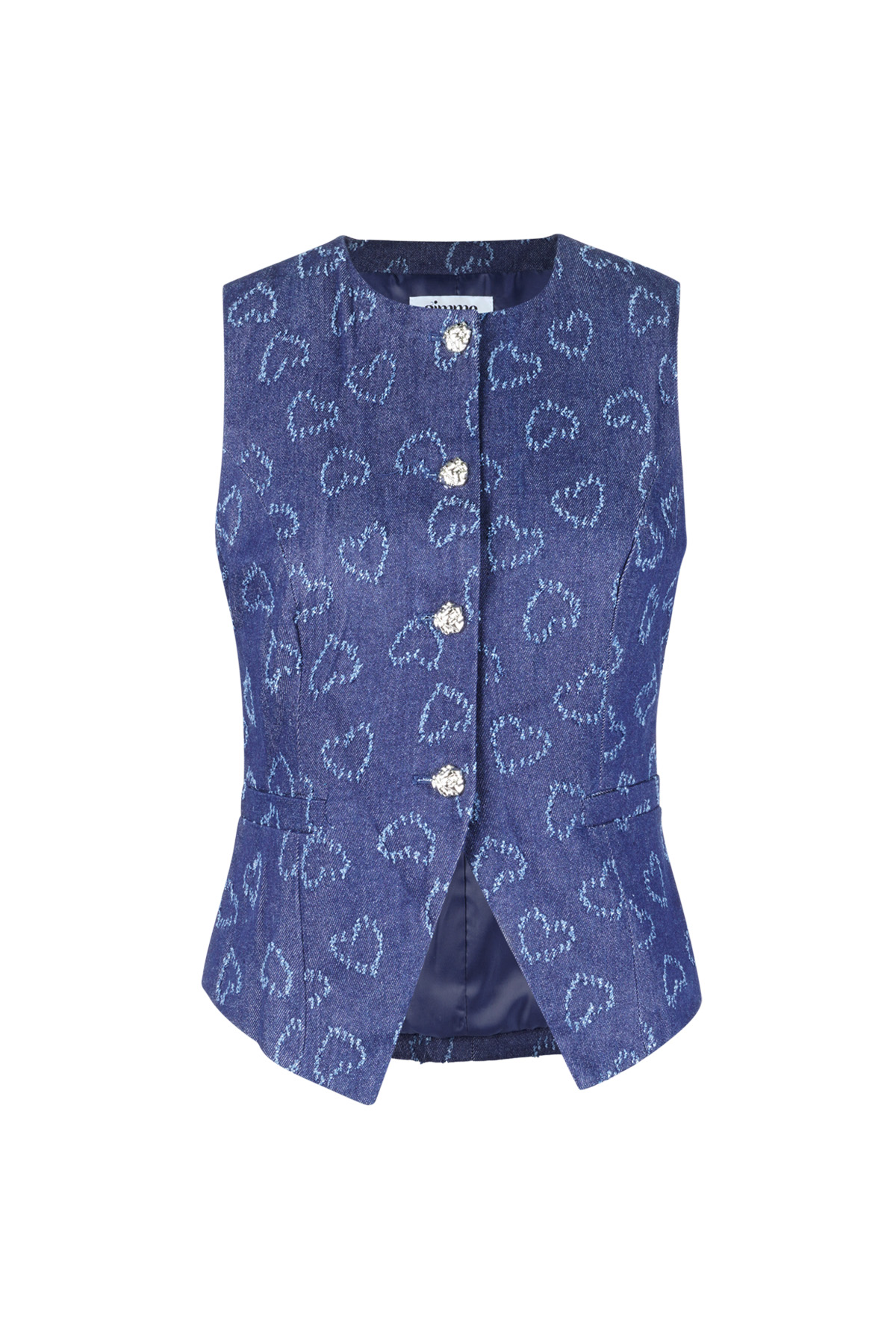 Heartsy Corset Top - Blue h5 