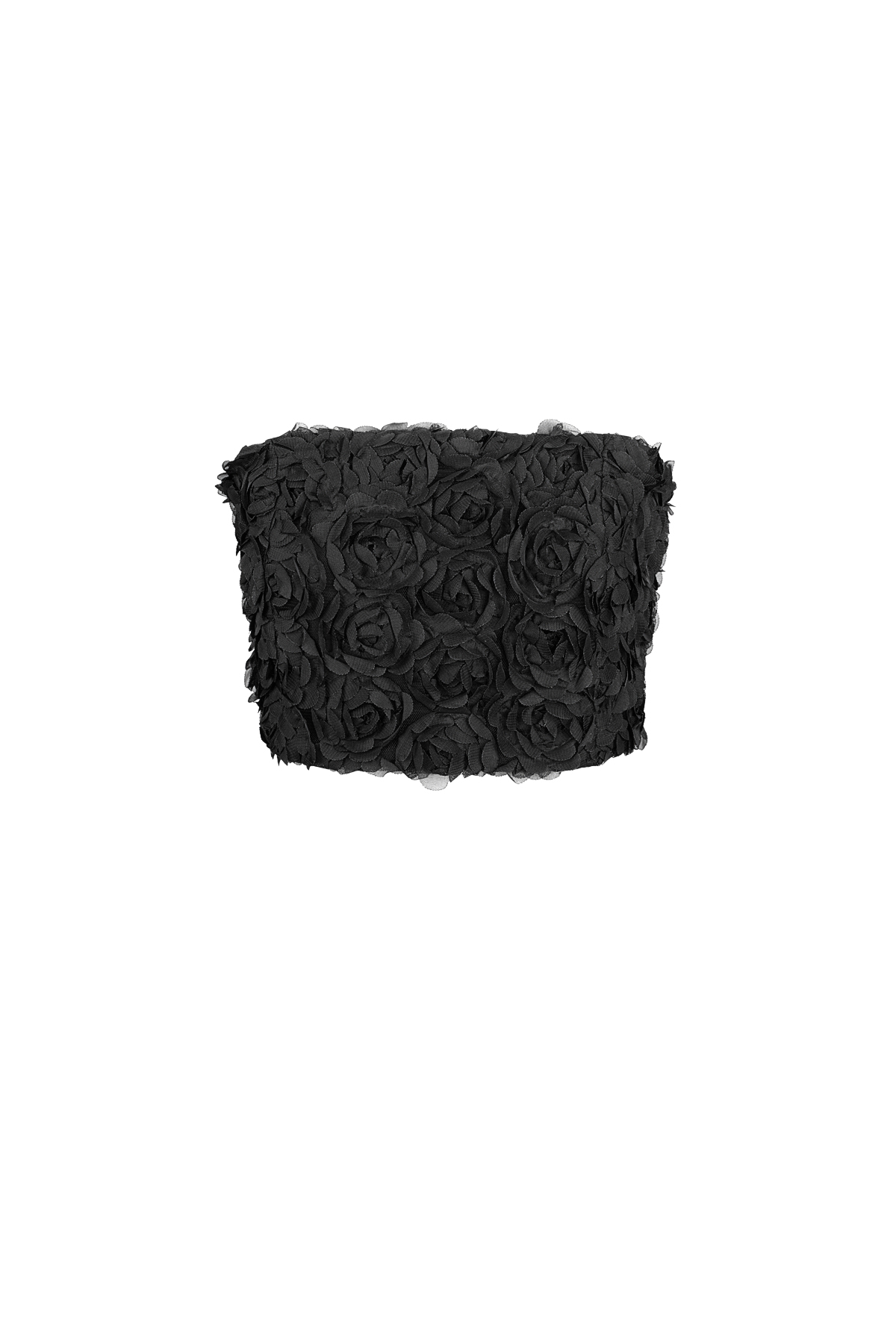 Roses bandeau top - Black h5 