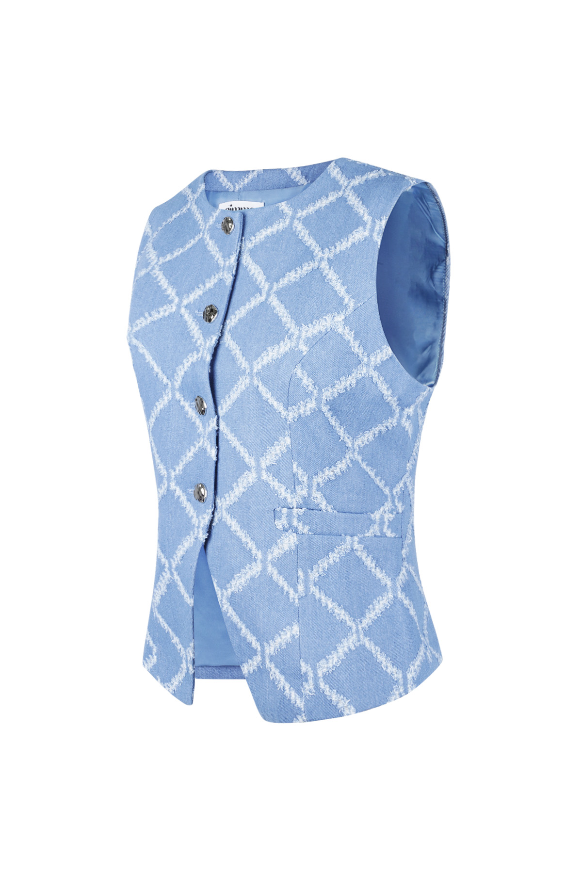 Grids of grace corset - Light blue h5 Picture8